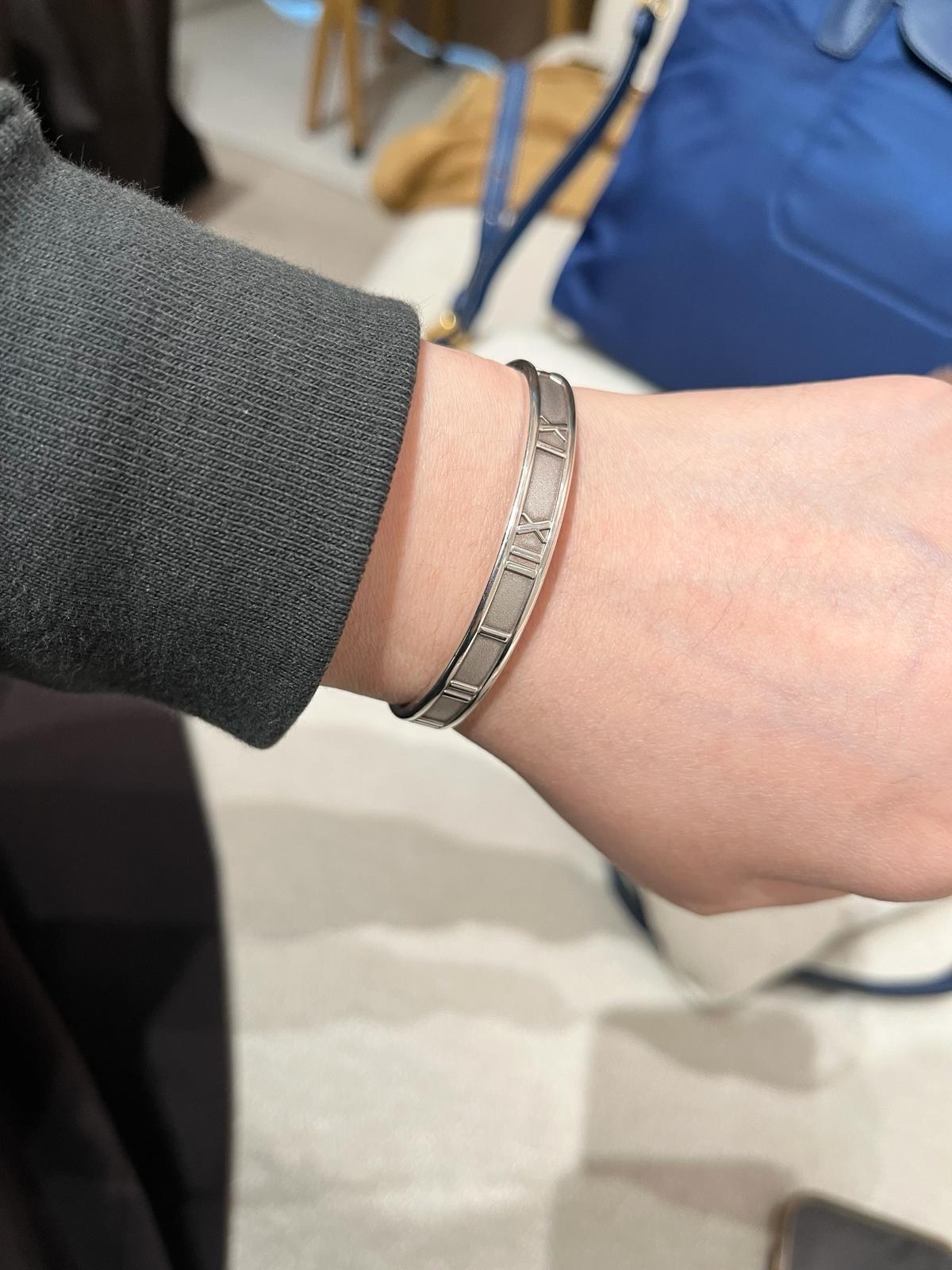 Tiffany & Co. 純銀 Bracelet 100%Authentic, 95%New ✅Box