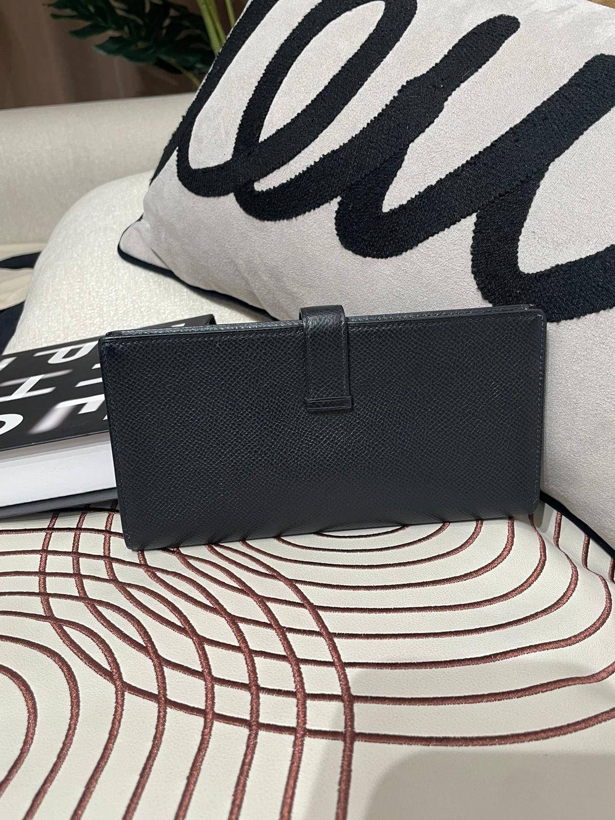 Hermes Bearn Long Wallet Stamp Z 100%Authentic, 95%New