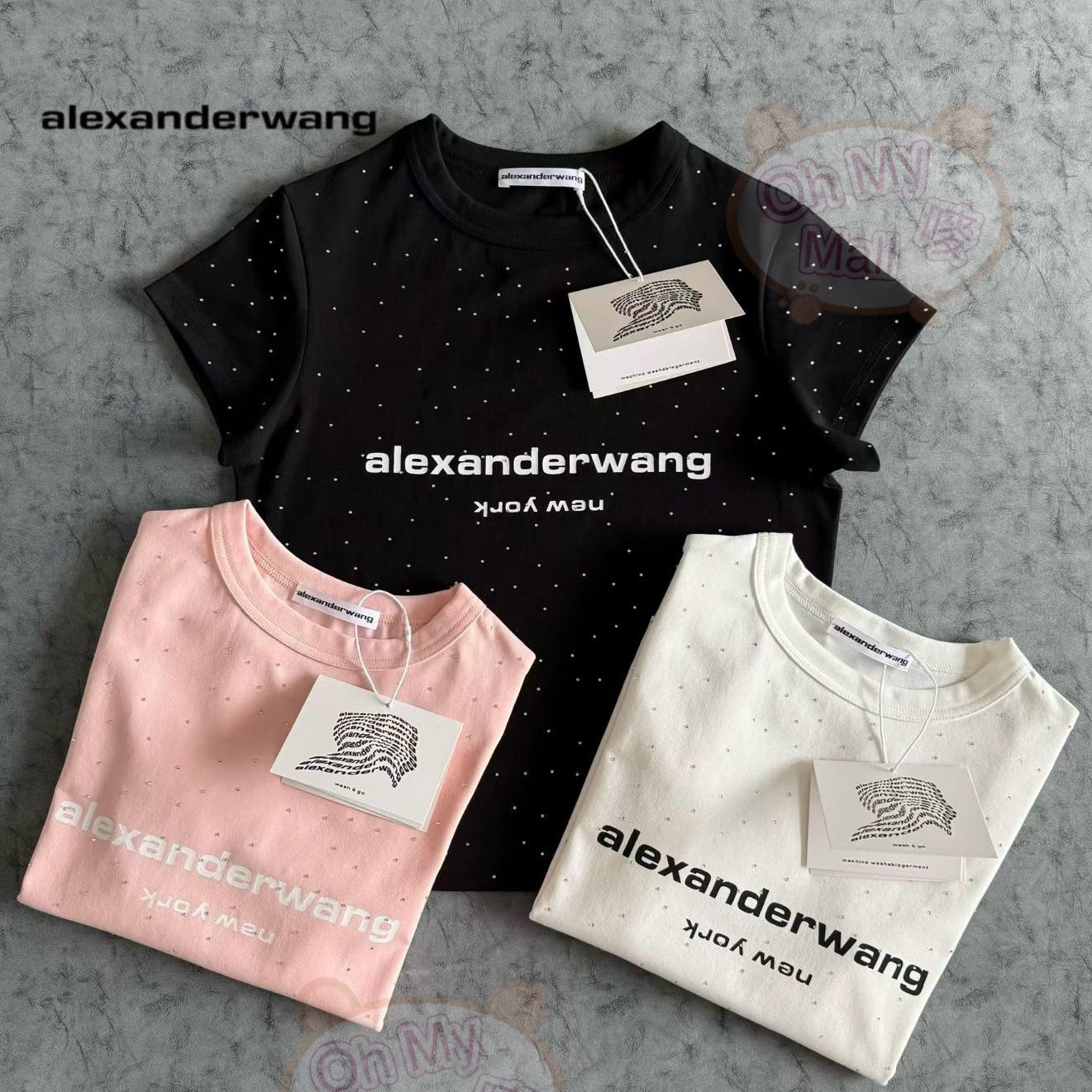 🟥BB00363🟥alexander wang Crystal Logo T (女裝)