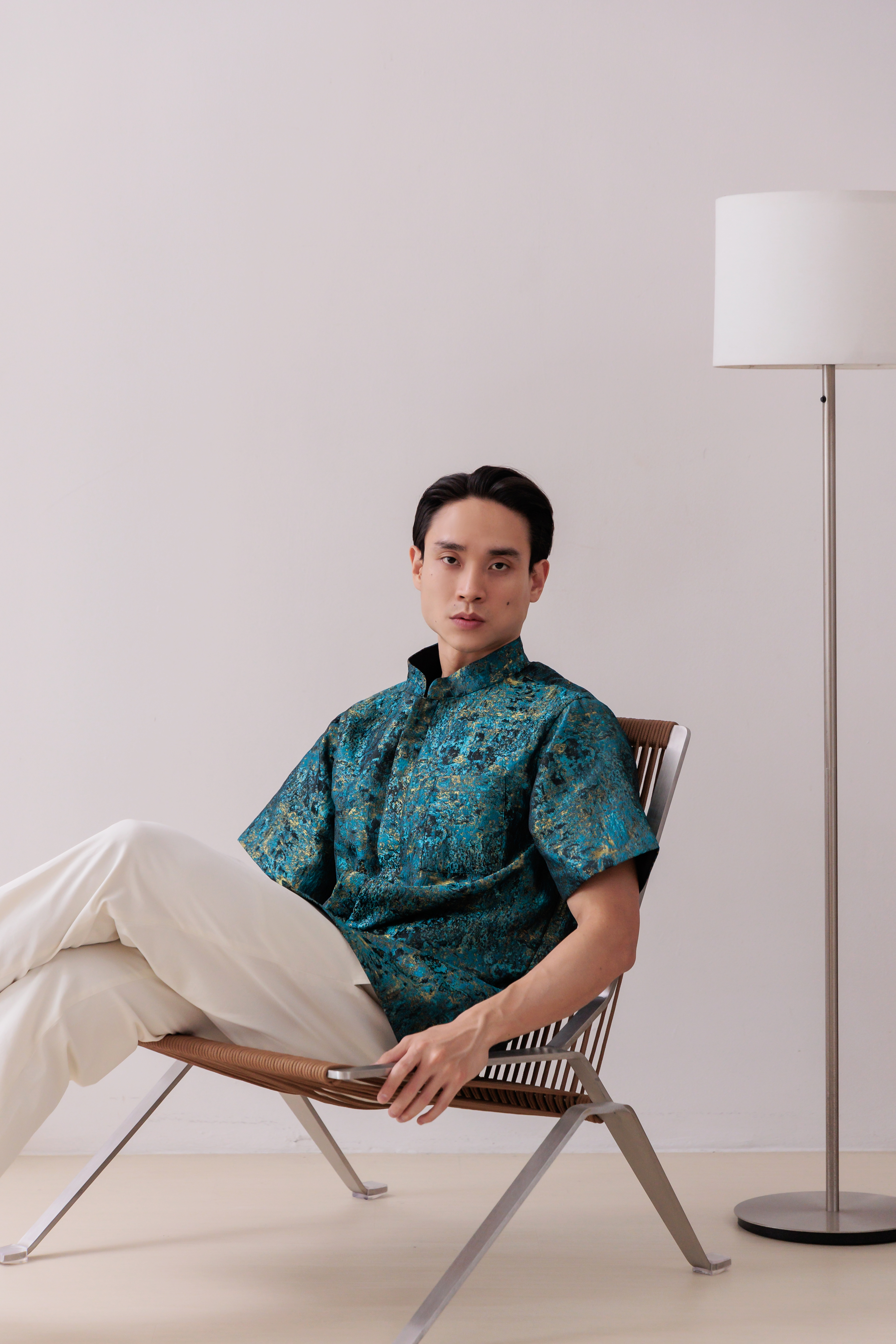【Pre- Order】Midnight Oasis Metallic Shirt  聚宝金泽 IW006
