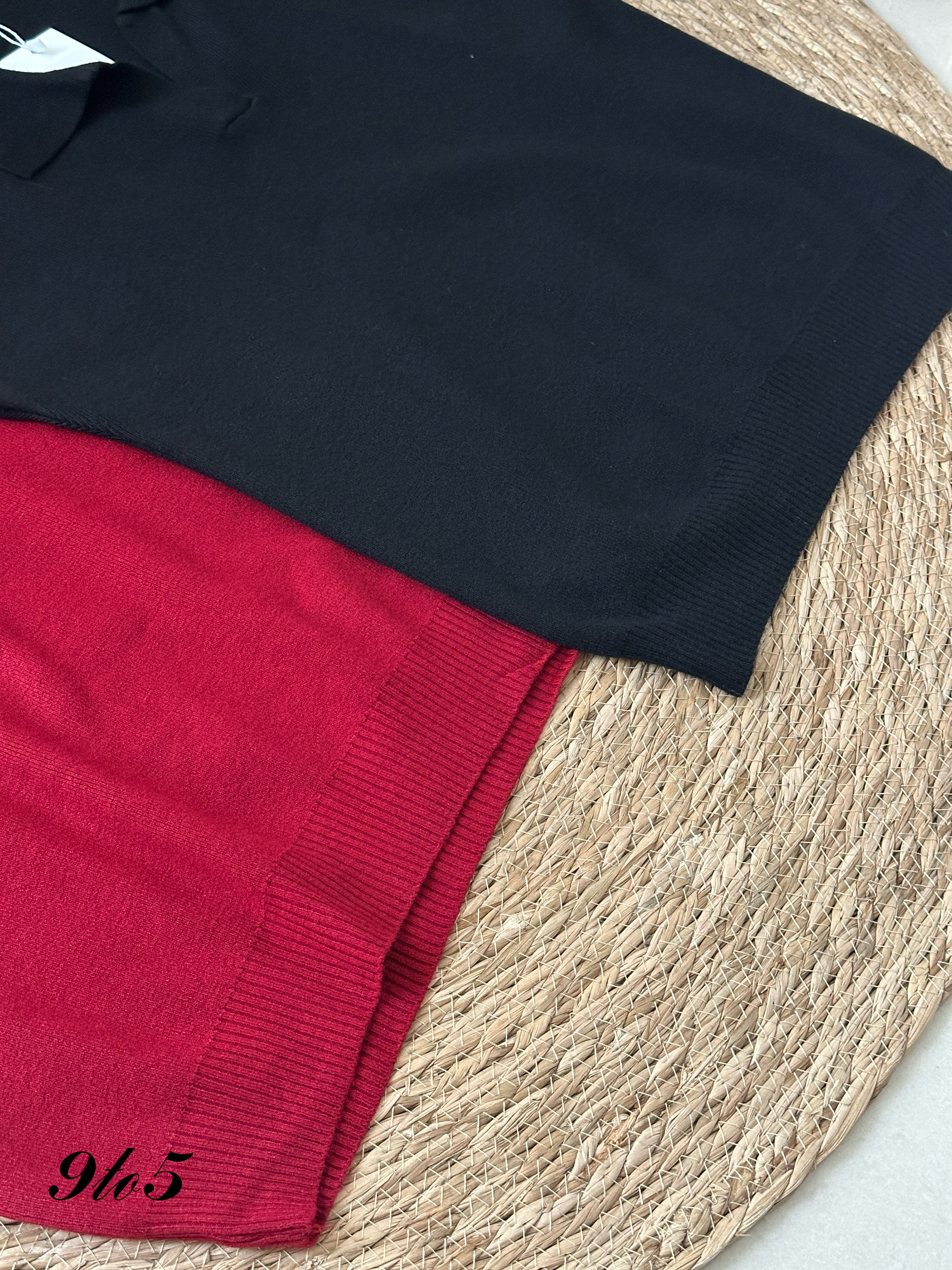 T4069 Knit Polo Tee - 4 Colors