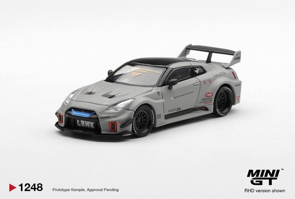 (預訂 Pre Order) Mini GT ( MGT01248-R ) NISSAN LB-Silhouette WORKS GT 35GT-RR Ver.1 Matt Grey