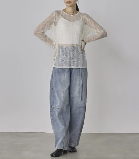 網紗內搭上衣 - 2026 流行穿搭  網紗上衣 春夏時尚穿搭 成人休閒 時尚穿搭 易於配搭 日本直送   #JP-I-260022