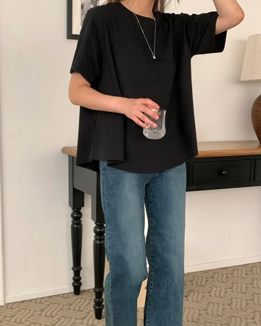 淨色A cut 娃娃top