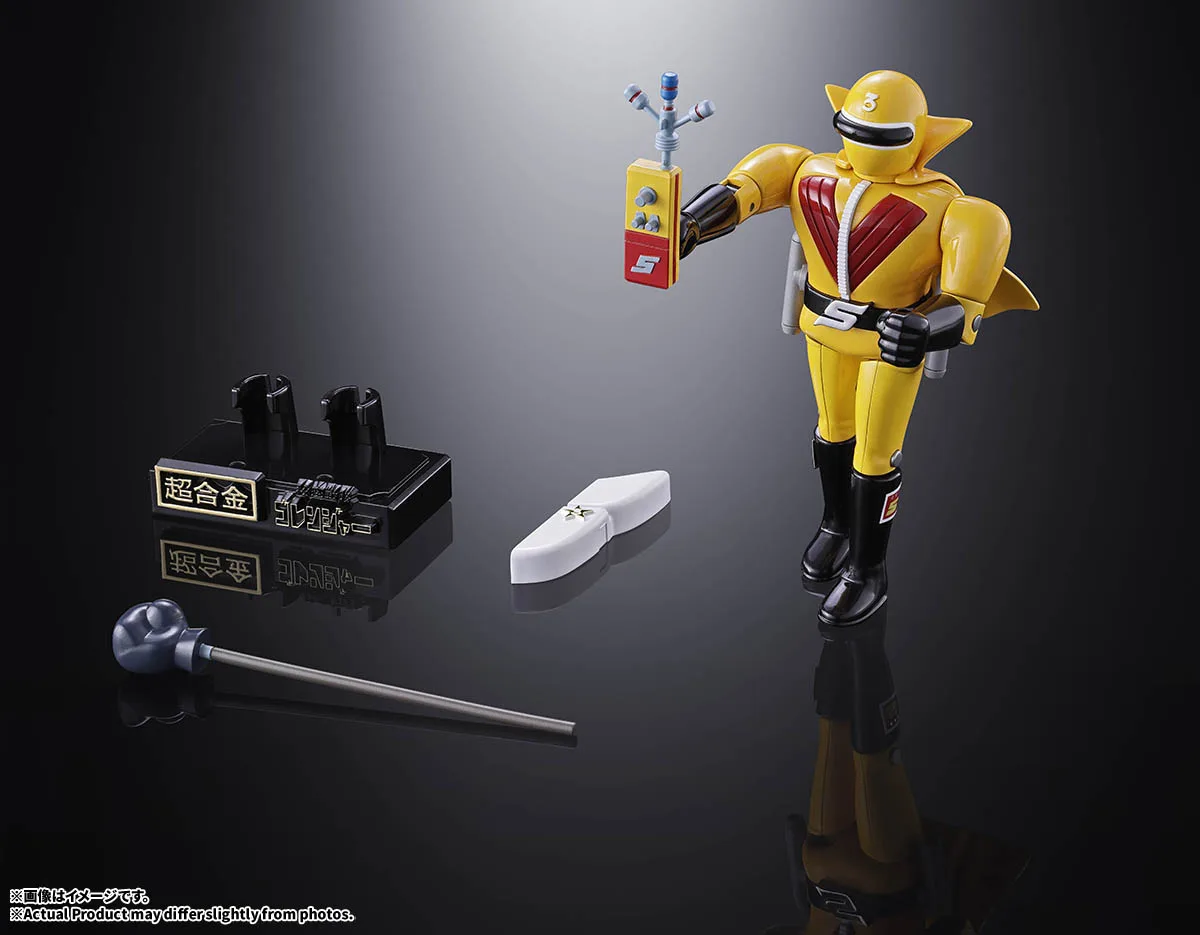 (預訂訂金 $500) (總價 $1584) Bandai 超合金 秘密戰隊五連者 五勇士 (行版) Chogokin Himitsu Sentai Gorenger