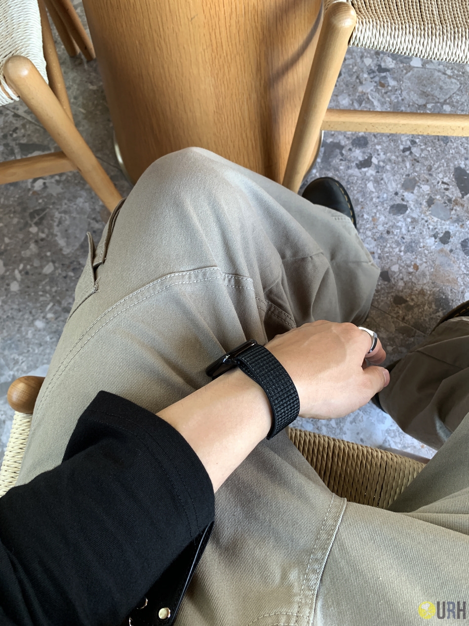 【100%保證韓國直送】立體拼接斜紋剪裁寬鬆洗水工裝褲 👖 [2 color] RL114466