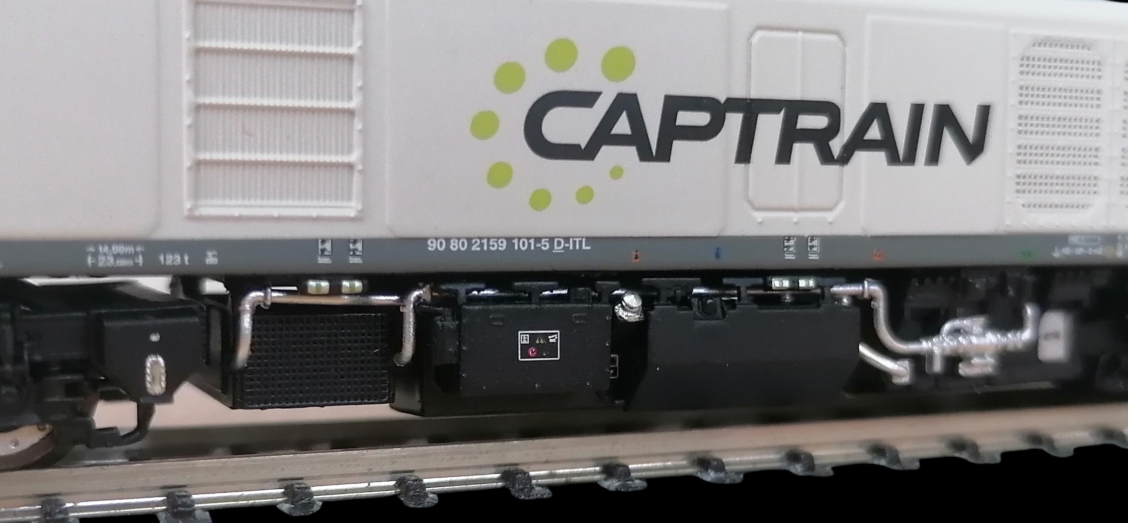 Sudexpress N比例 STADLER Euro Dual locomotive BR 159 of the Captrain Analog模擬