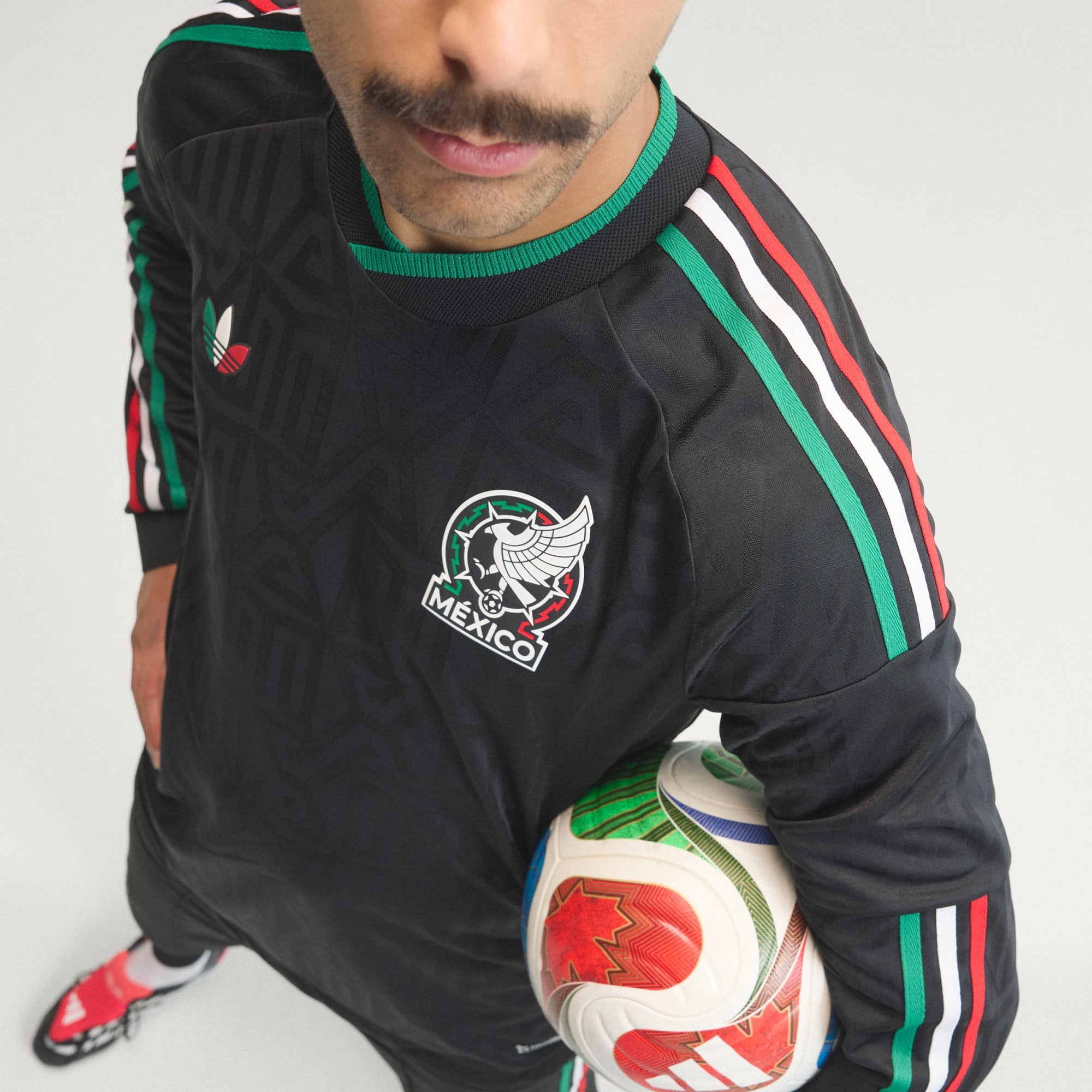 Adidas x Someone Somewhere Mexico 墨西哥 2026-27 三客長袖球員版球衣 (可加印字章) JY7001