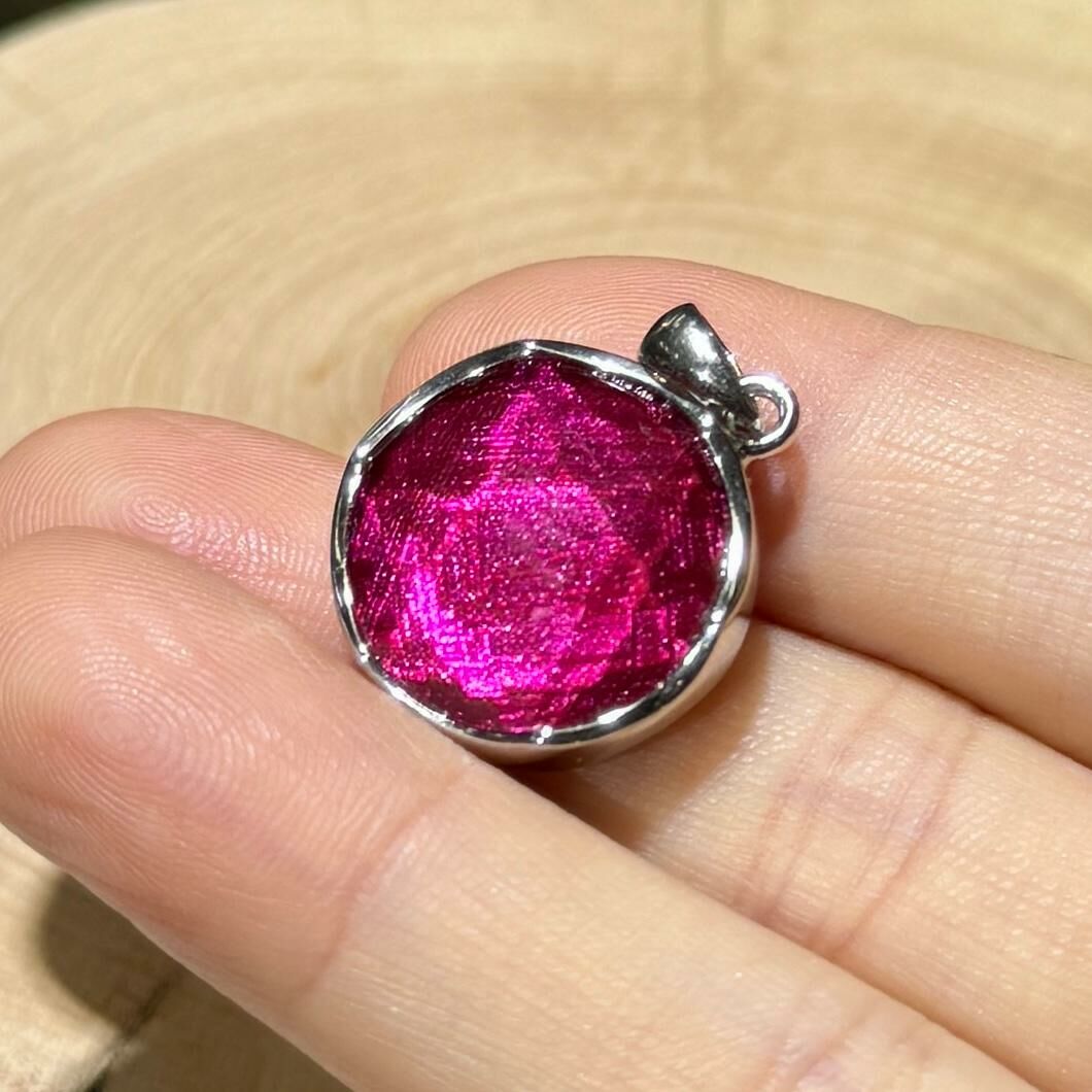 天鐵吊飾 (雙面六芒星)