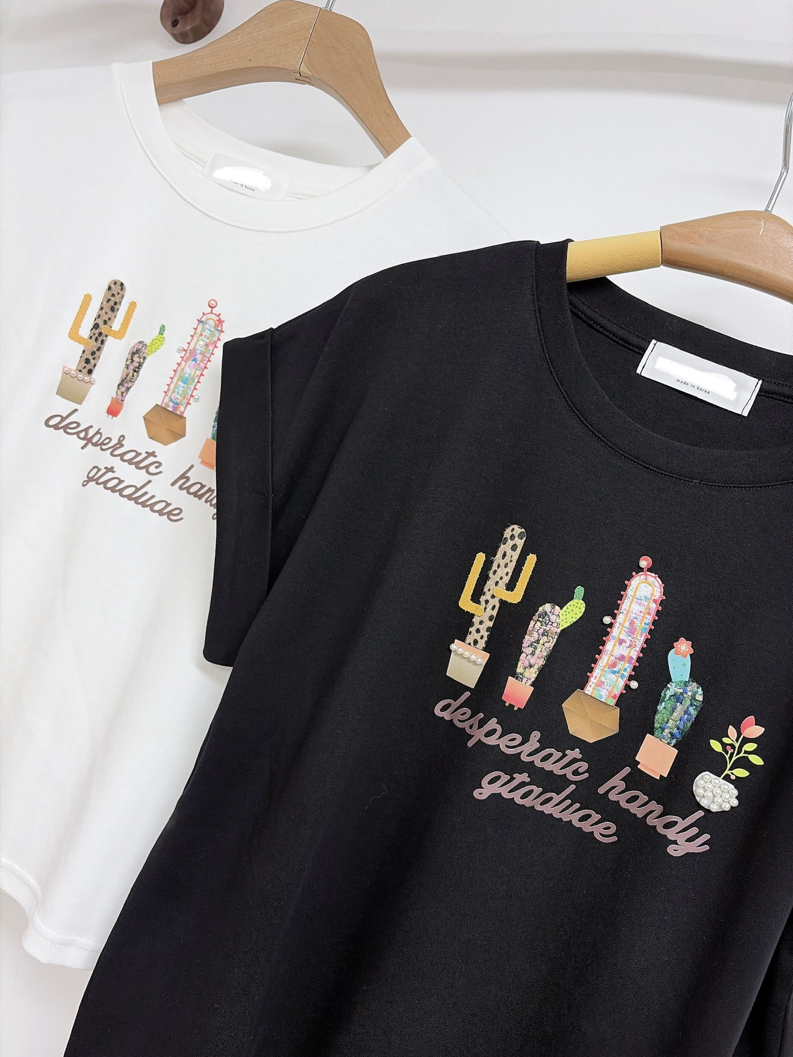 仙人掌圖案tee 