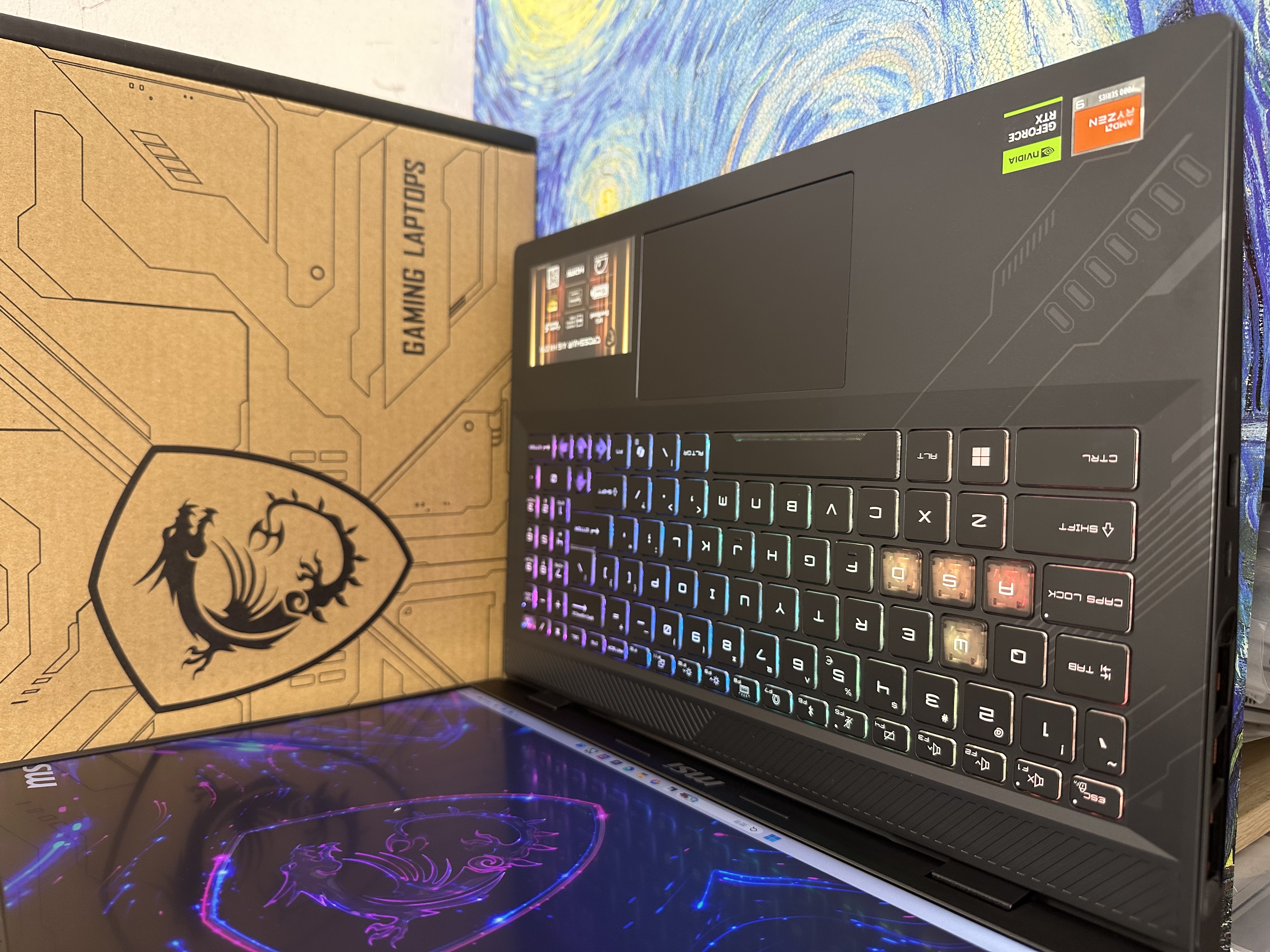 #6104全新質素MSI RTX 5060 MSI  CROSSHAIR A16 HX /AMD Ryzen 9 7945HX /16GB Ram/1TB SSD/16寸 2.5K Mon/240Hz 高刷/RGB 彩色Keyboard/ Gaming Laptop / Notebook / Laptop / PC Gaming / Movie / Netflix / Youtube / Win11