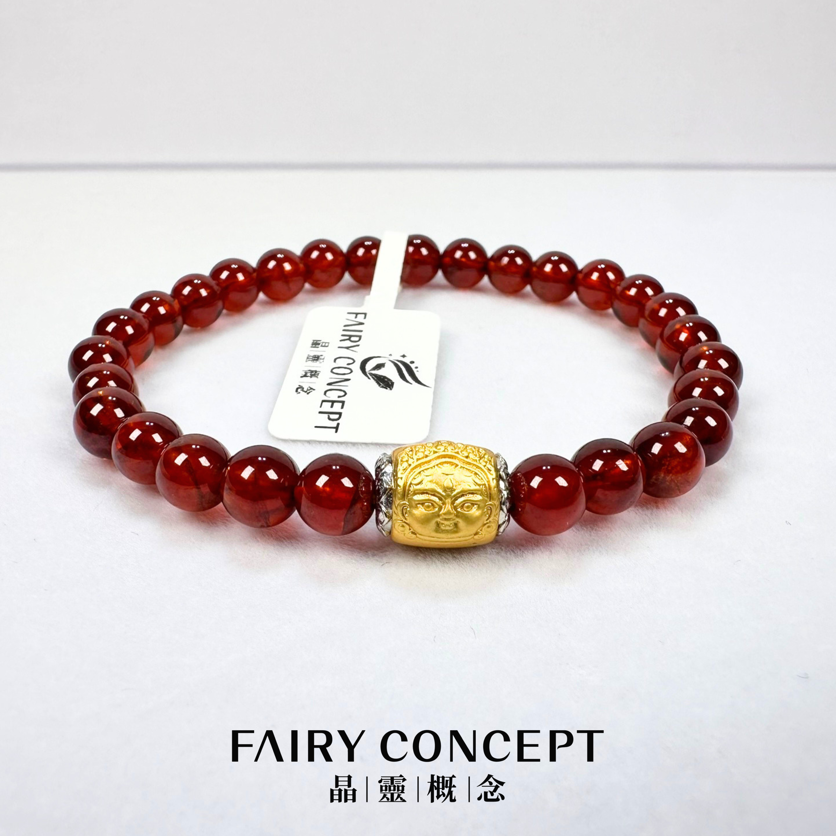 6MM+石榴石 配925銀器