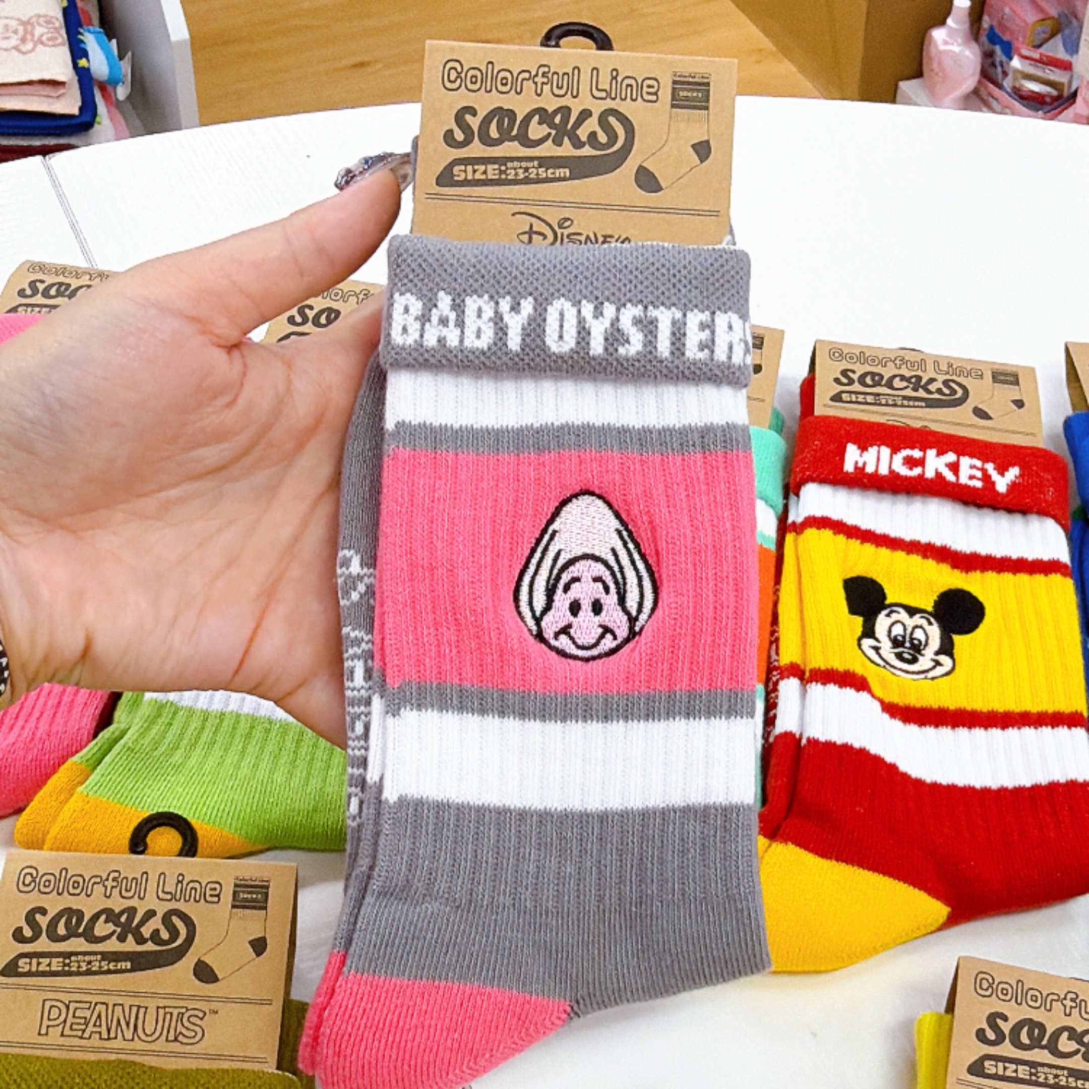 日本直送迪士尼/snoopy/peter pan Nick and judy baby oyster 新款old school 長襪 襯衫一流