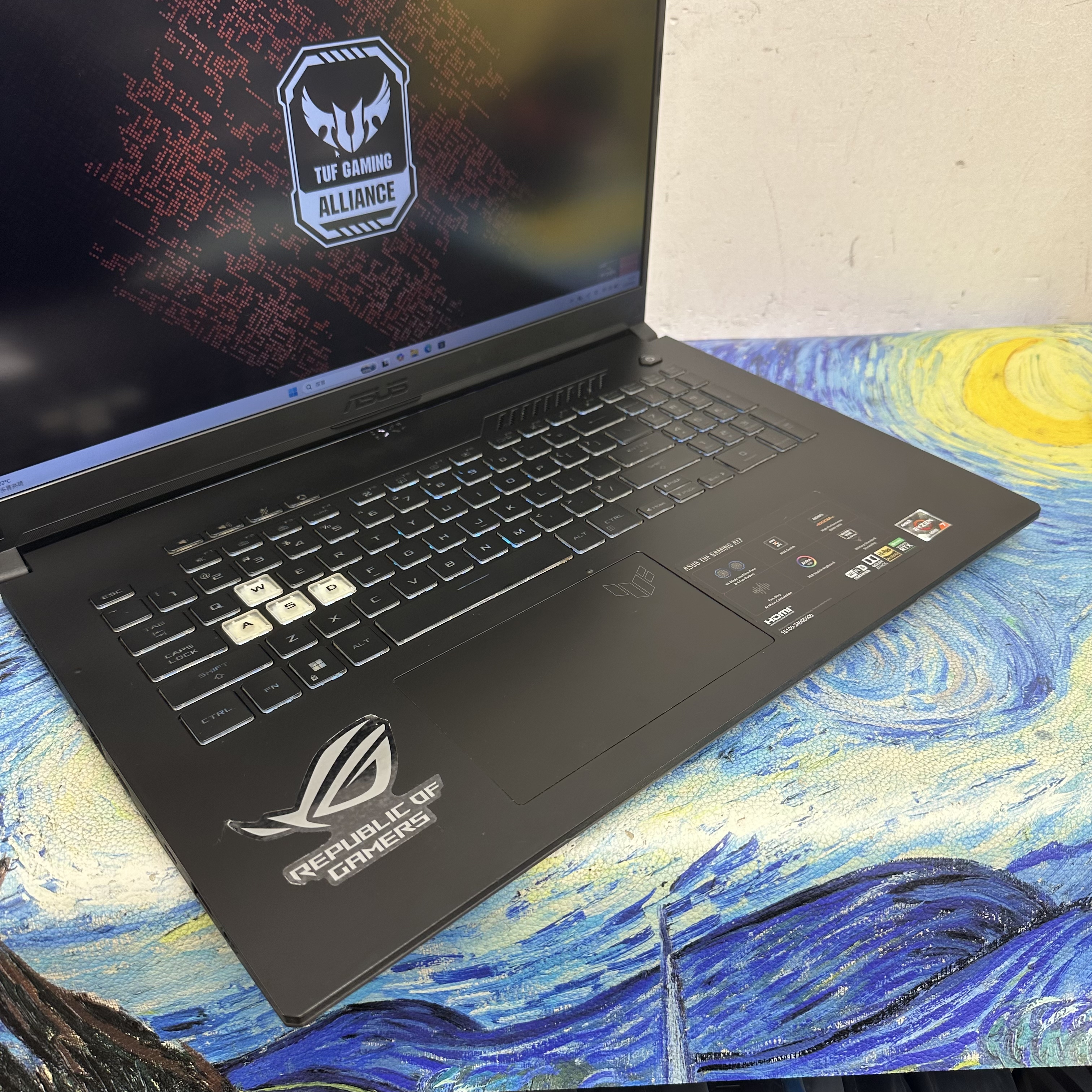 (性價比高RTX ASUS TUF❤️‍🔥電競機)ASUS AMD Ryzen 7 6800H /24GB Ram/1TB SSD/RTX 3060獨立顯示卡/144Hz高刷/TUF系列/RGB Keyboard/ Gaming Laptop / Notebook / Laptop / YouTube / Netflix / Win11