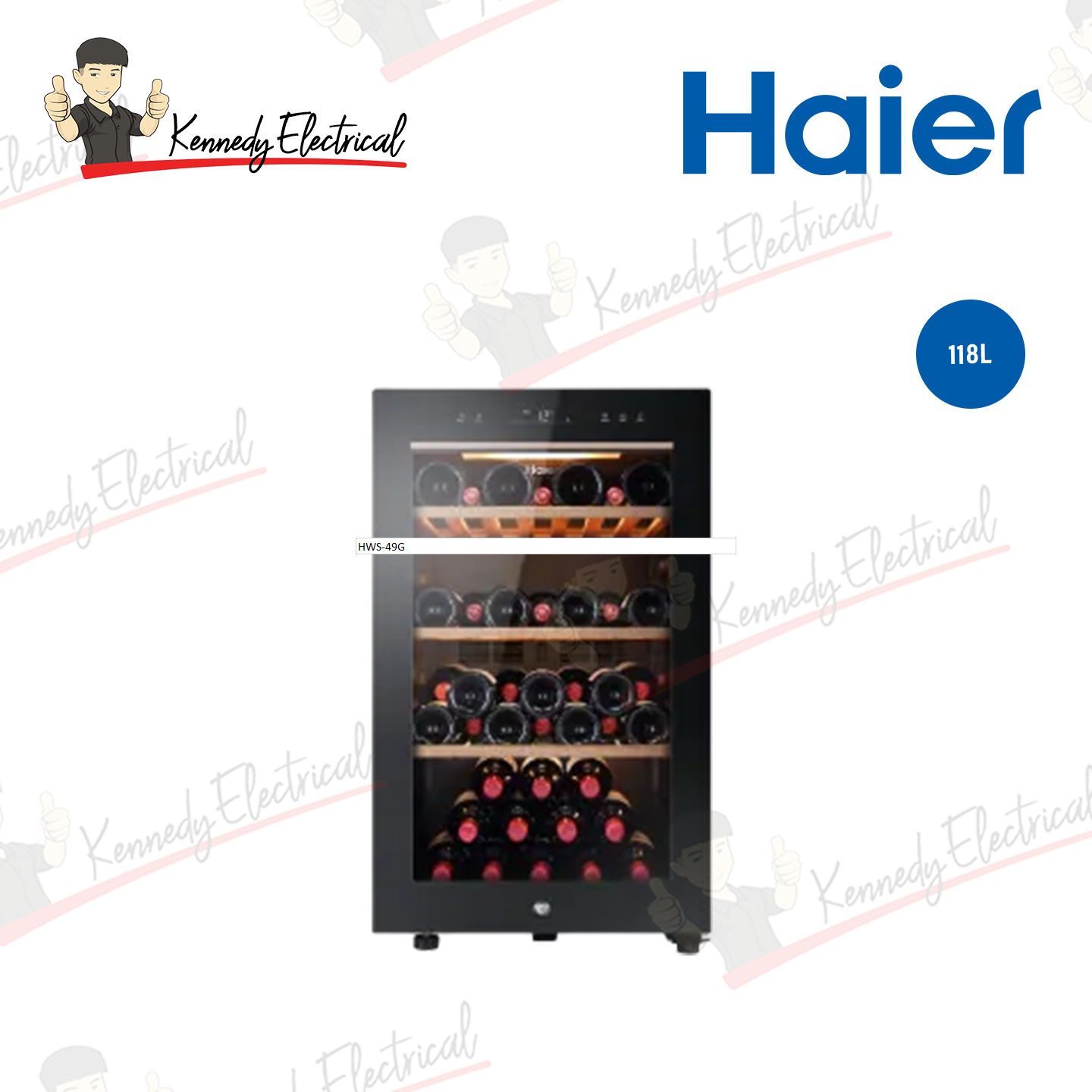Haier 49 Bottles Wine Chiller (HWS-49G)