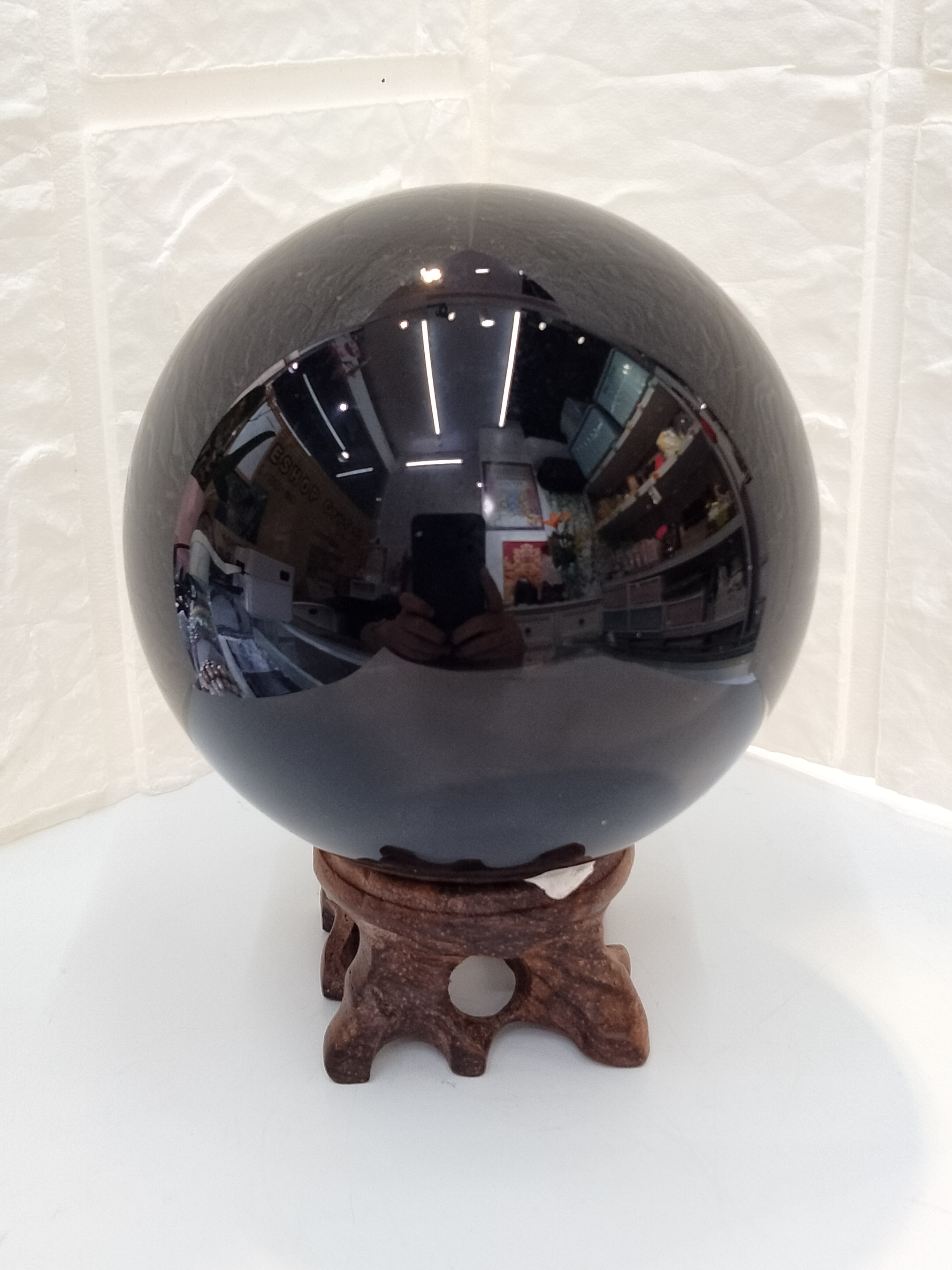 黑曜石球連座(78+mm)