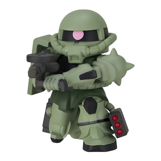(行版) Bandai Gashapon 機動戰士高達 渣古 排隊系列 扭蛋 (1套5款) Gundam Zaku Let's Get in Line
