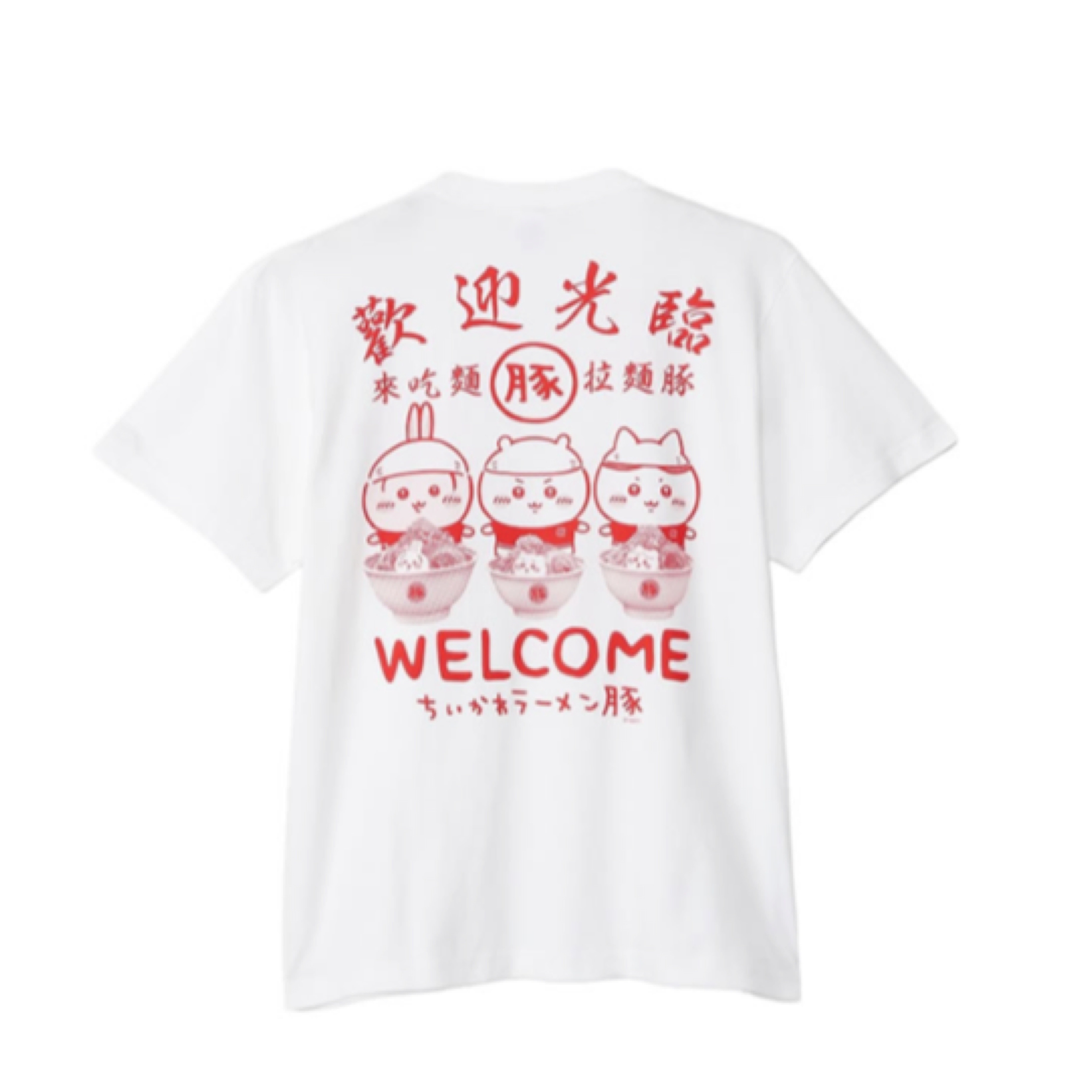 Chiikawa 拉麵屋限定 tee｜預訂
