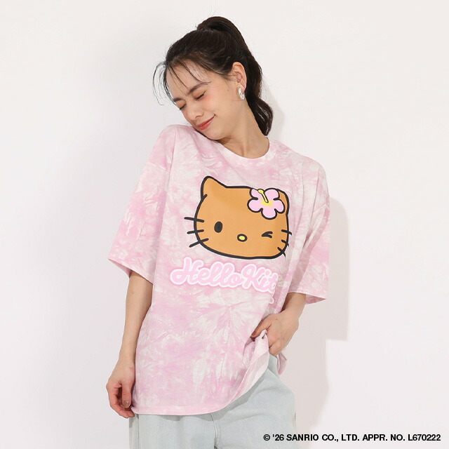 🆕【⭐訂購⭐】 🇯🇵日本直送 🌀#Sanrio 曬黑版❣️#親子裝❣️ 紮染 短袖 tee［2款選］🌀 [ELDA-0201][260522]