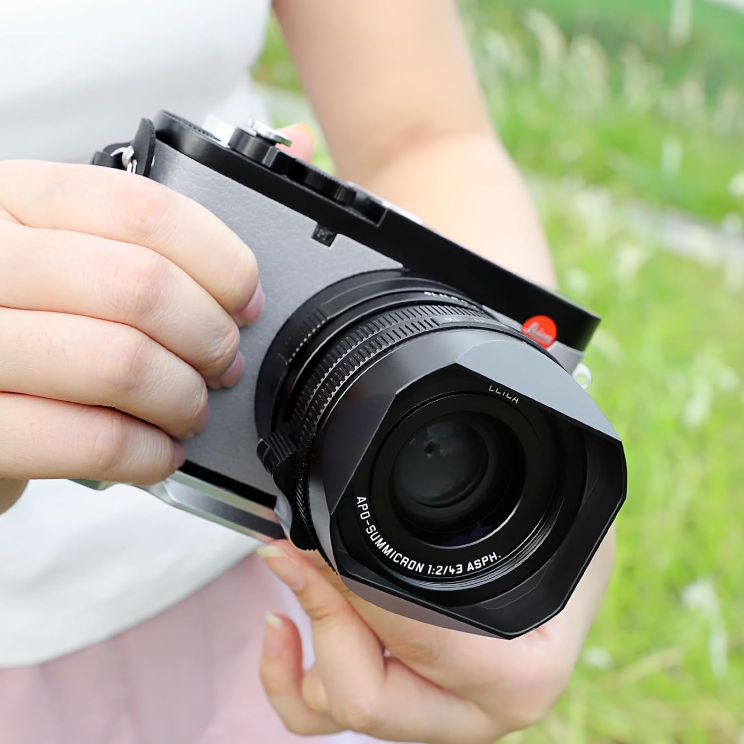 HAOGE Metal Lens Hood For Leica Q3-43 金屬遮光罩 (LH-LQ343B)