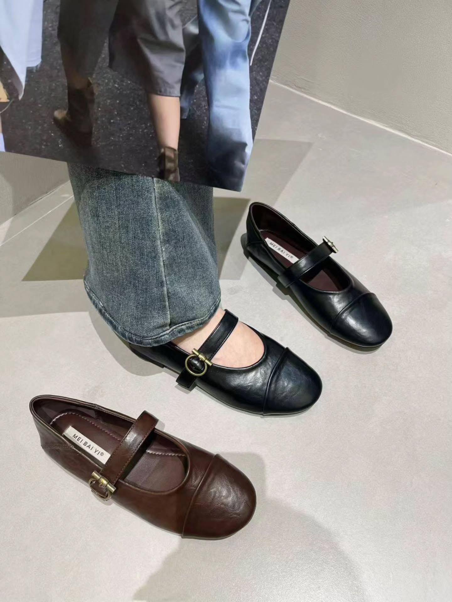 693-23 玛丽珍平底鞋 🇨🇳