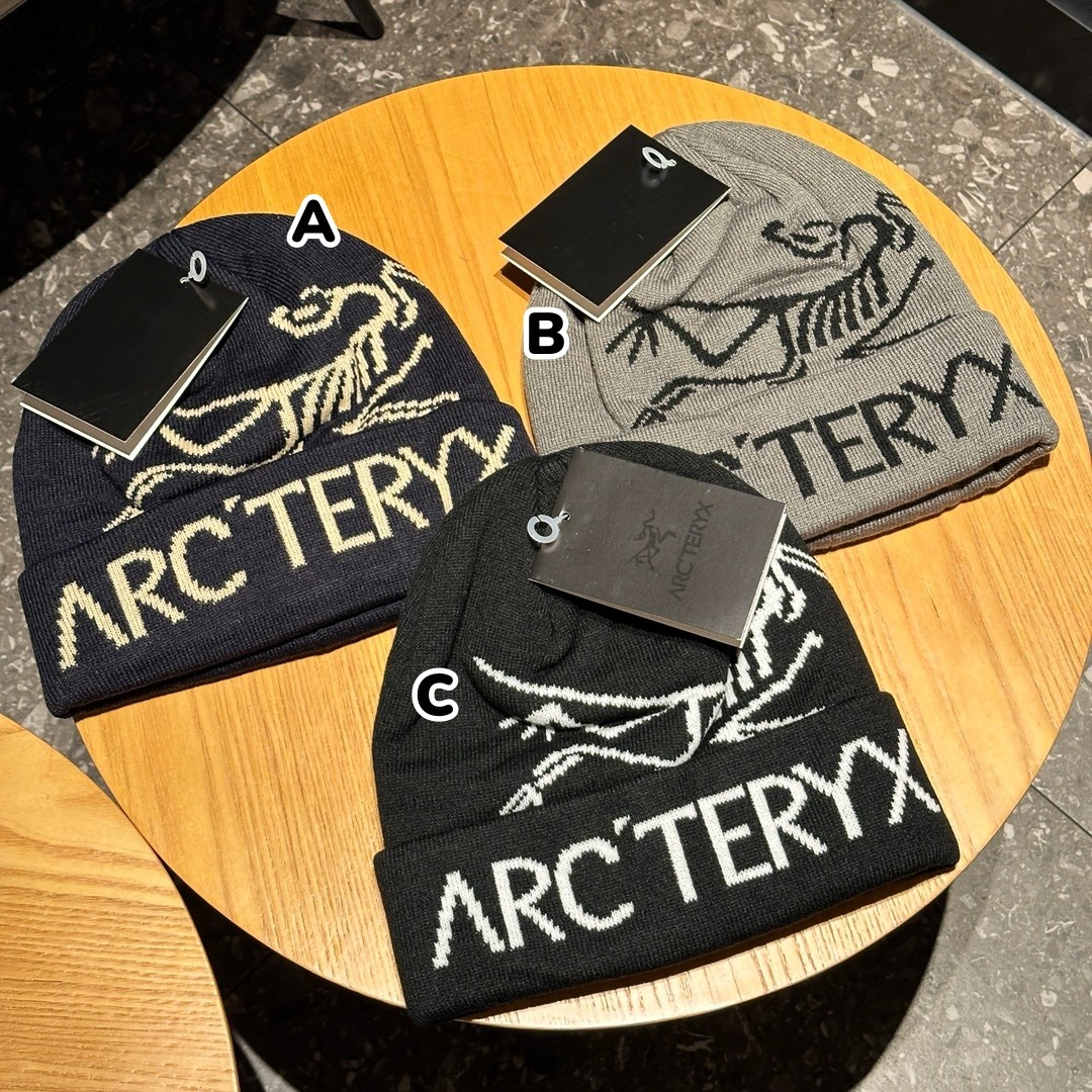 【現貨】ARC'TERYX 羊絨針織卷邊冷帽