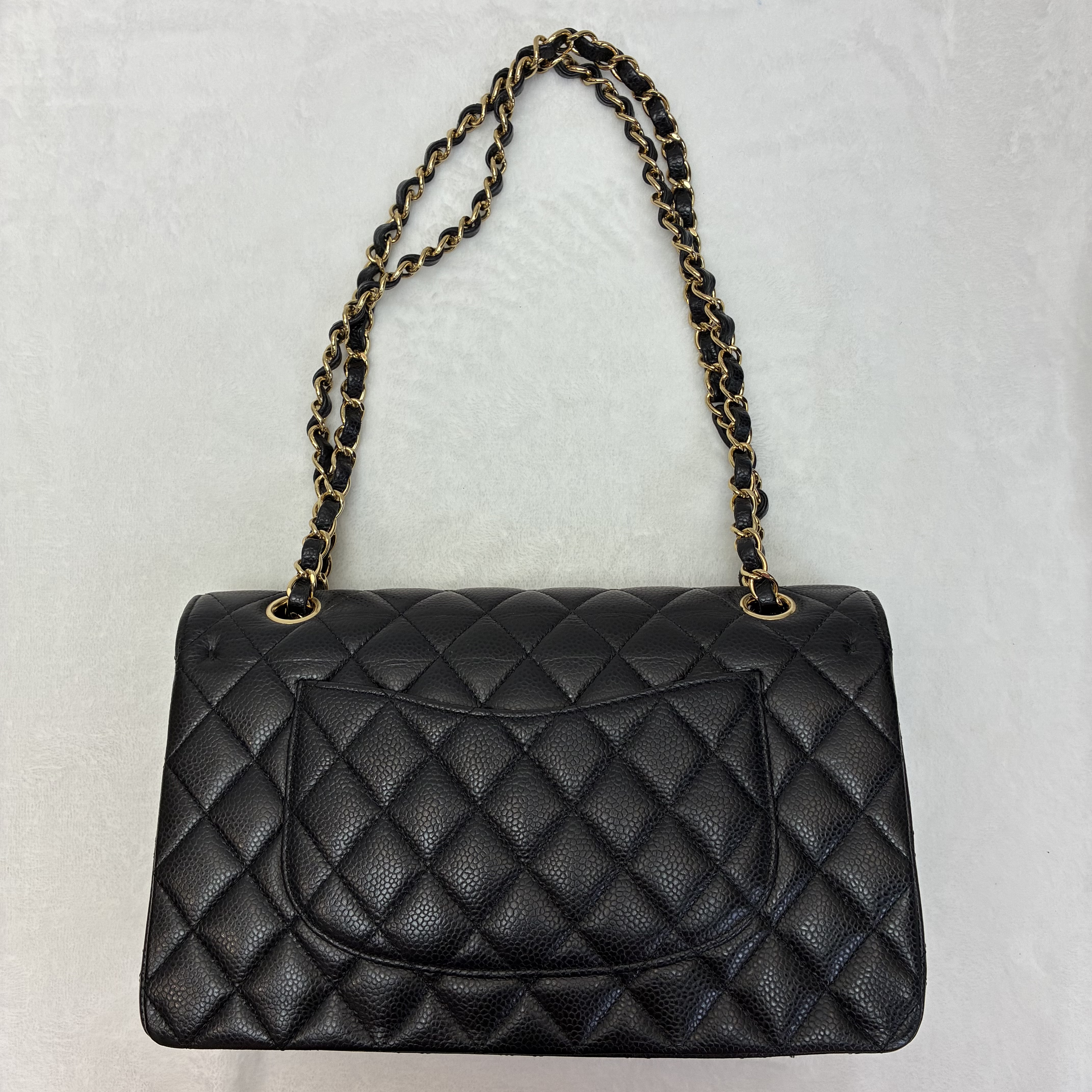 Chanel CF牛皮荔枝紋