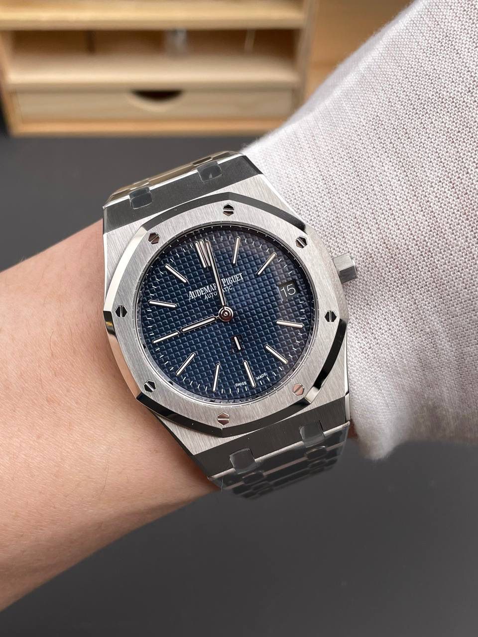 🚀皇家橡树 16202蓝/39mm/9015机💯