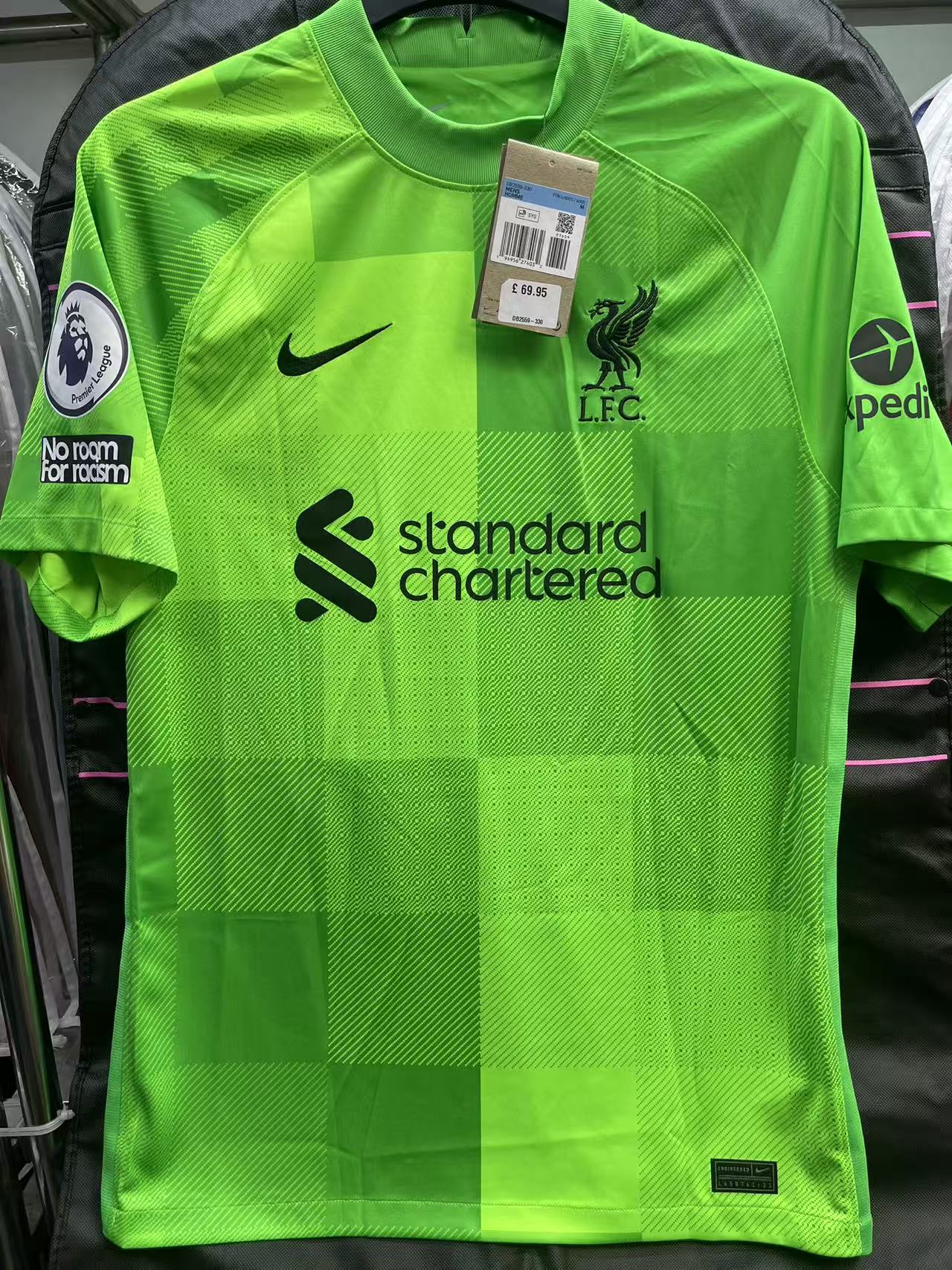 2021-22 Liverpool GK Shirt #1 A.BECKER Size M "BNWT"