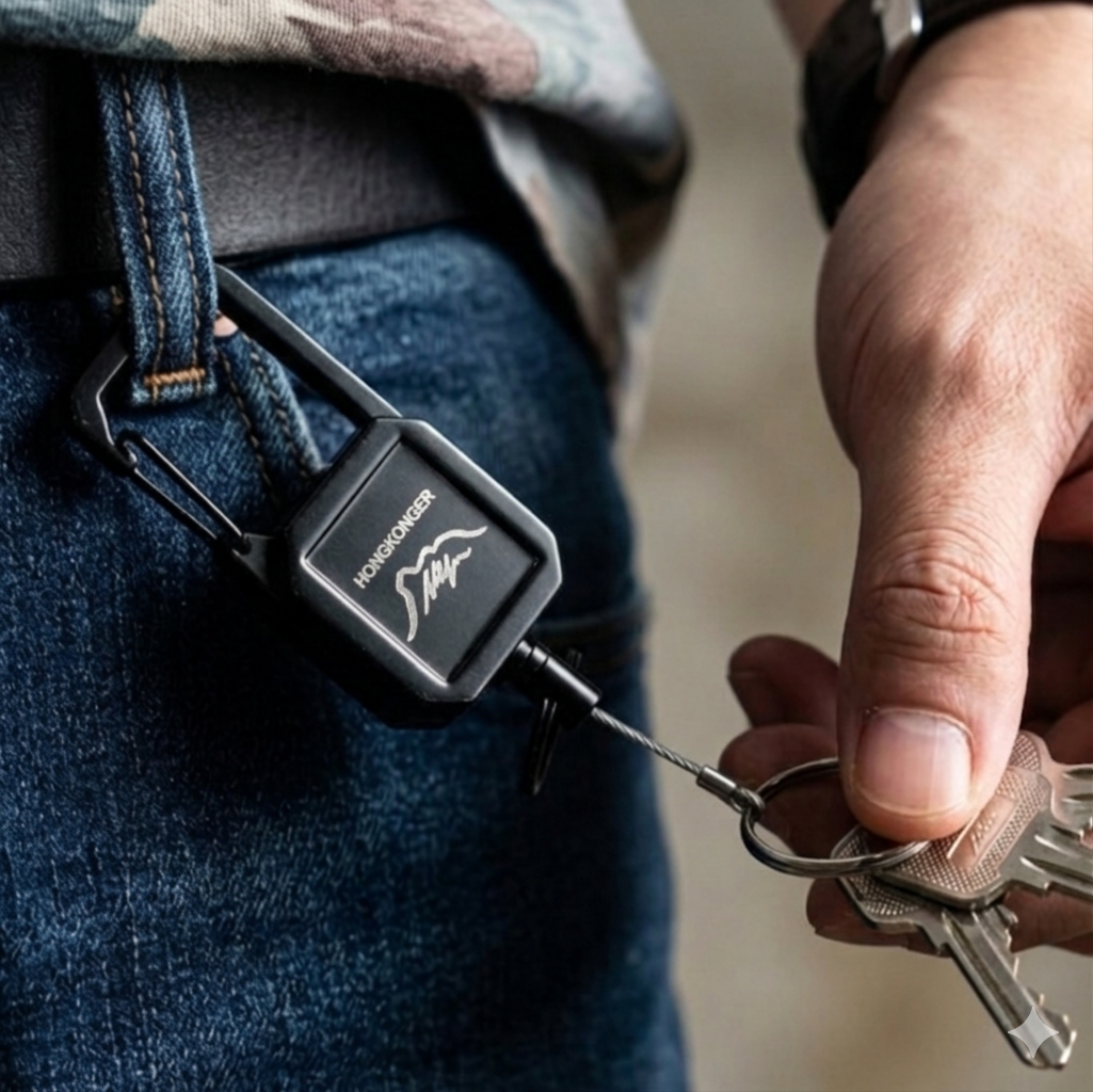 HONGKONGER 金屬伸縮拉扣 (附免費個人化刻字服務)