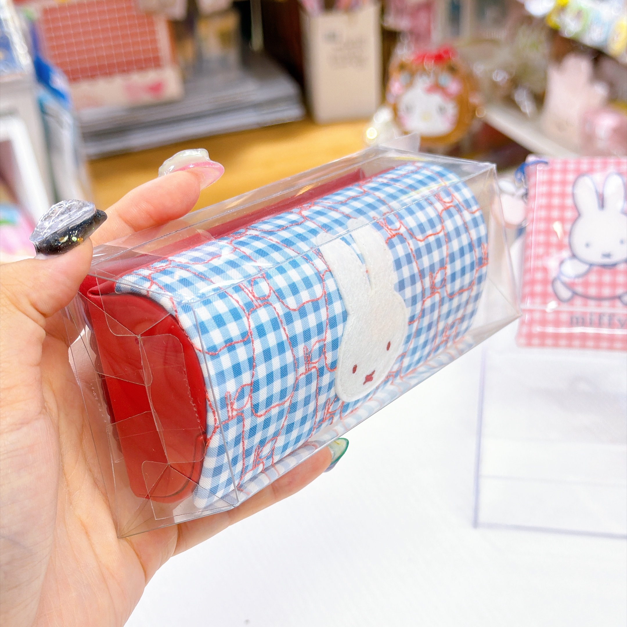日本直送新款Miffy格仔系列多款產品手挽袋環保袋眼鏡盒散子包公仔掛飾