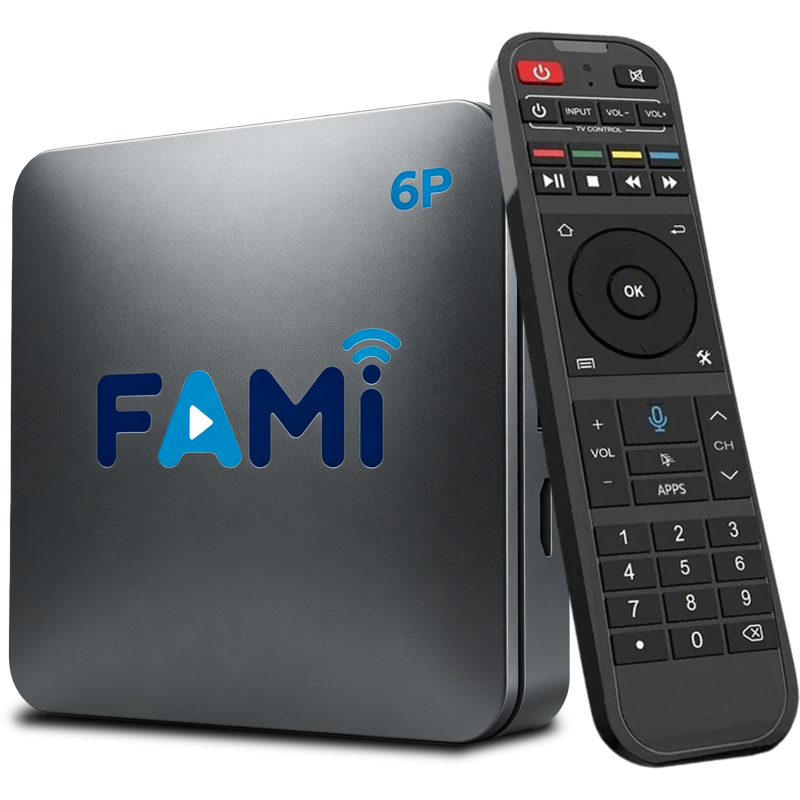 香港行貨 華美 FAMI 華美電視盒 (6P) (4GB RAM + 64GB ROM ) 升級版 智能電視盒子 重大升級