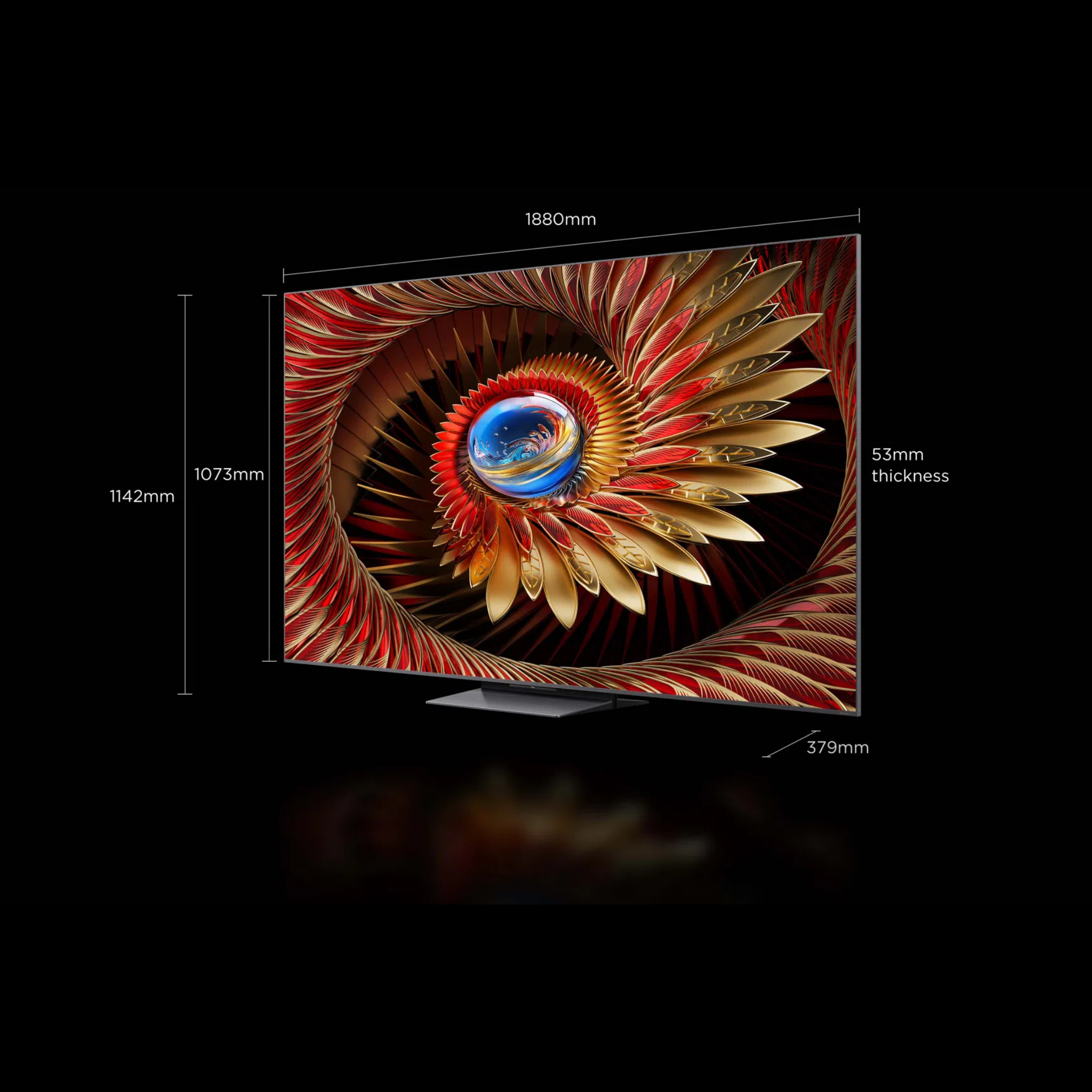 TCL 85" C8K Series 4th Gen QD-Mini LED 4K Google TV (85C8K)