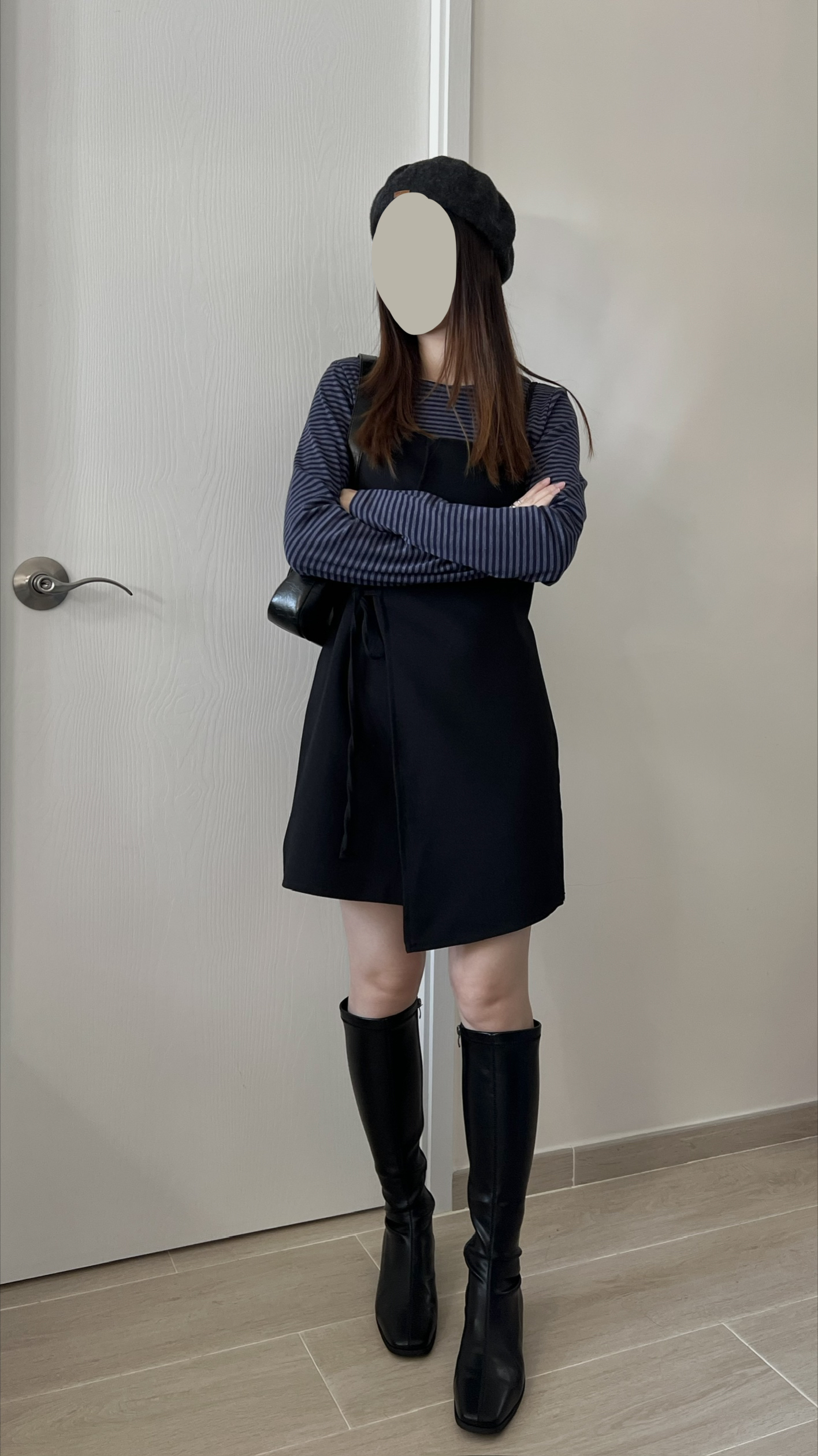 蝴蝶結不規則ops  小個子可 現貨