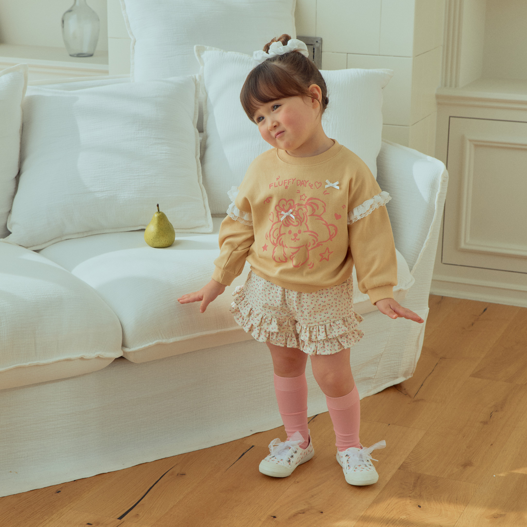 小碎花 Ruffle Pants 