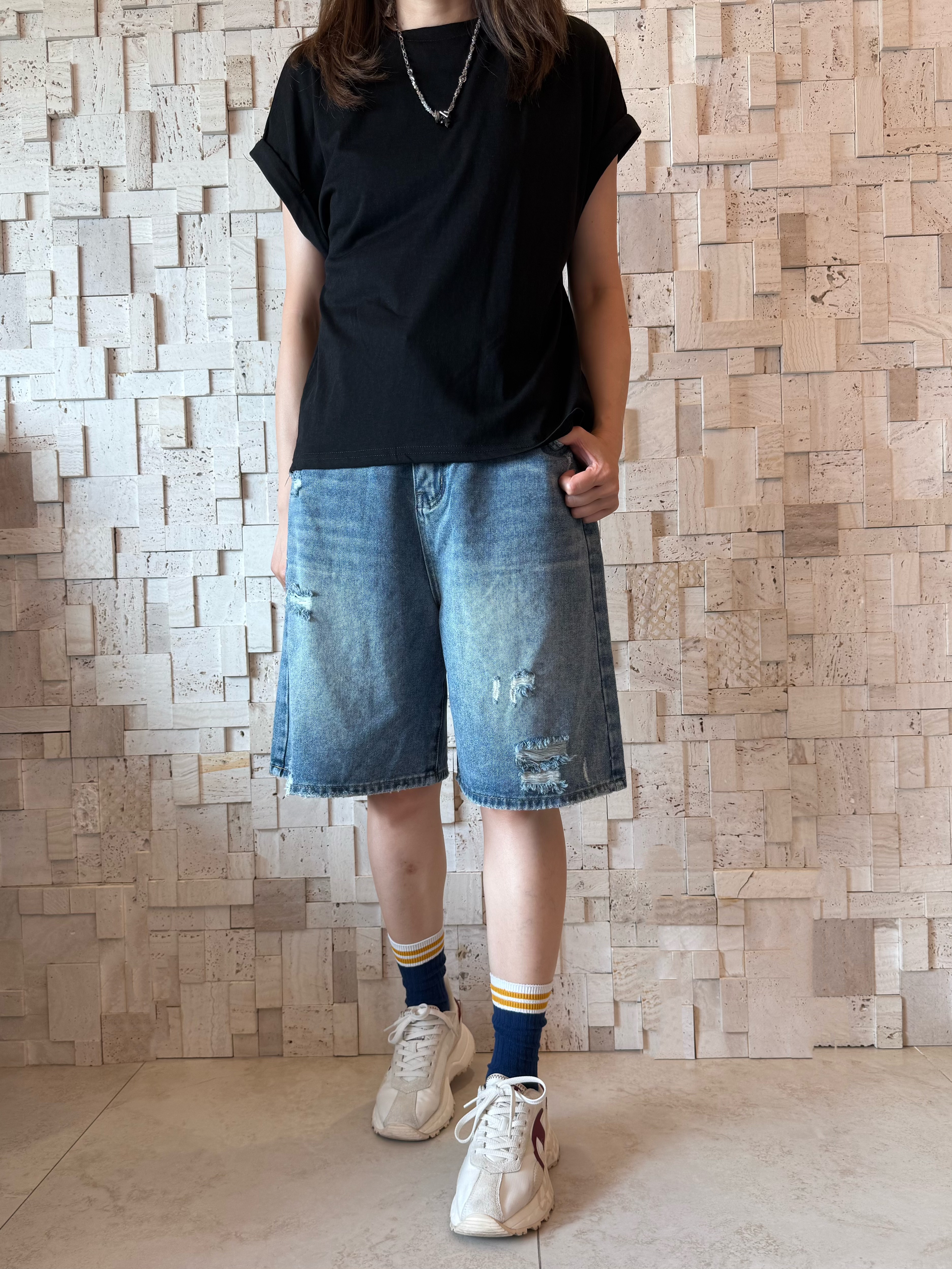 #2090 淨色全棉Top