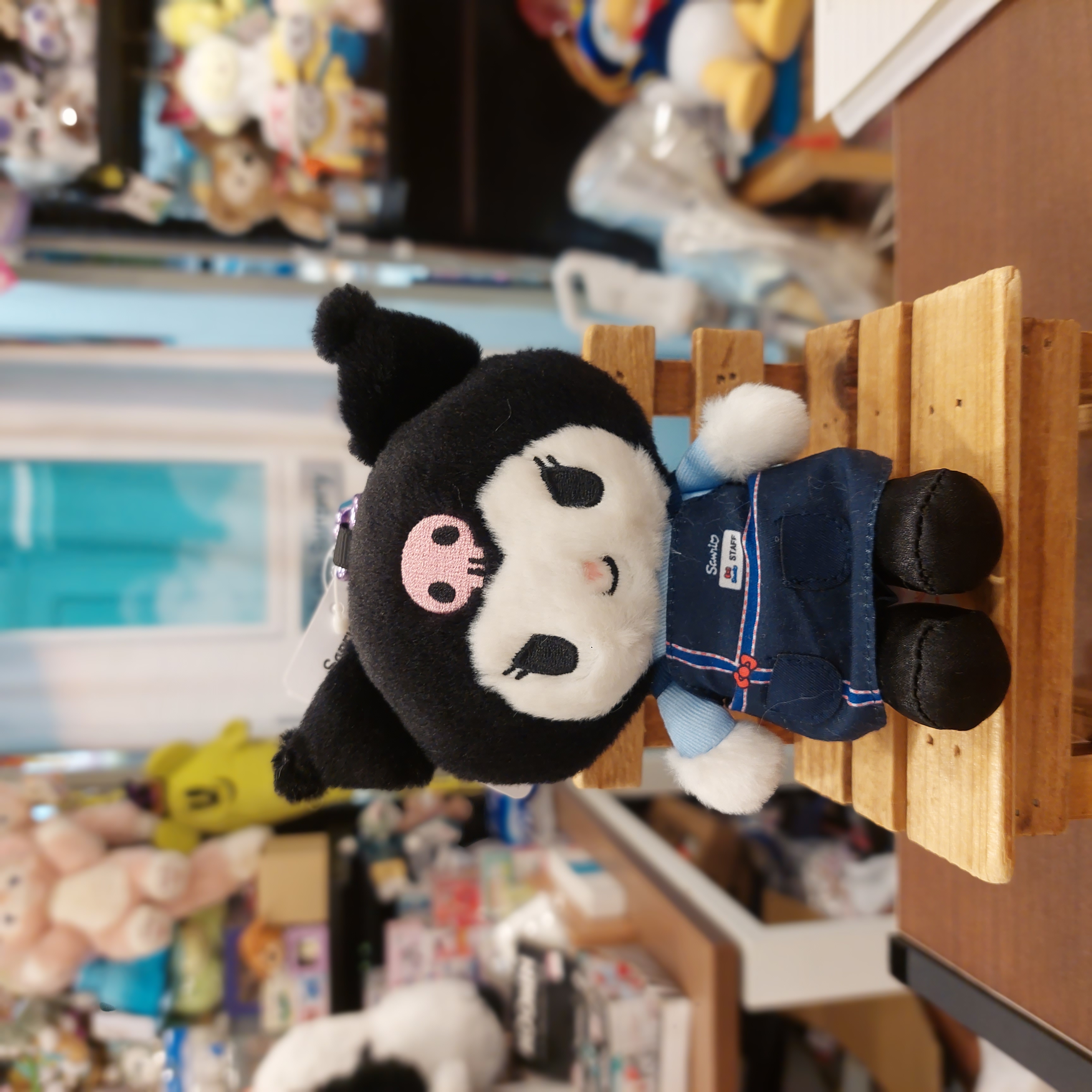 原裝日本Sanrio 店長系列 Kuromi 公仔吊飾 掛件
