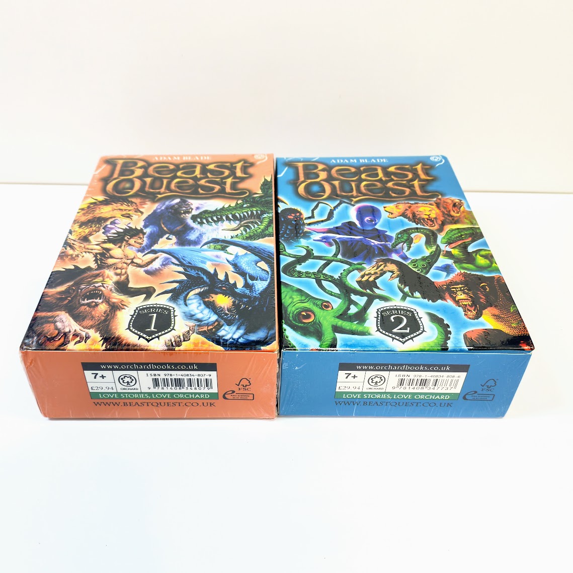 Beast Quest 1-2 2 set 12 books |追擊野獸小說12冊 冒險刺激 章節橋梁書B170	