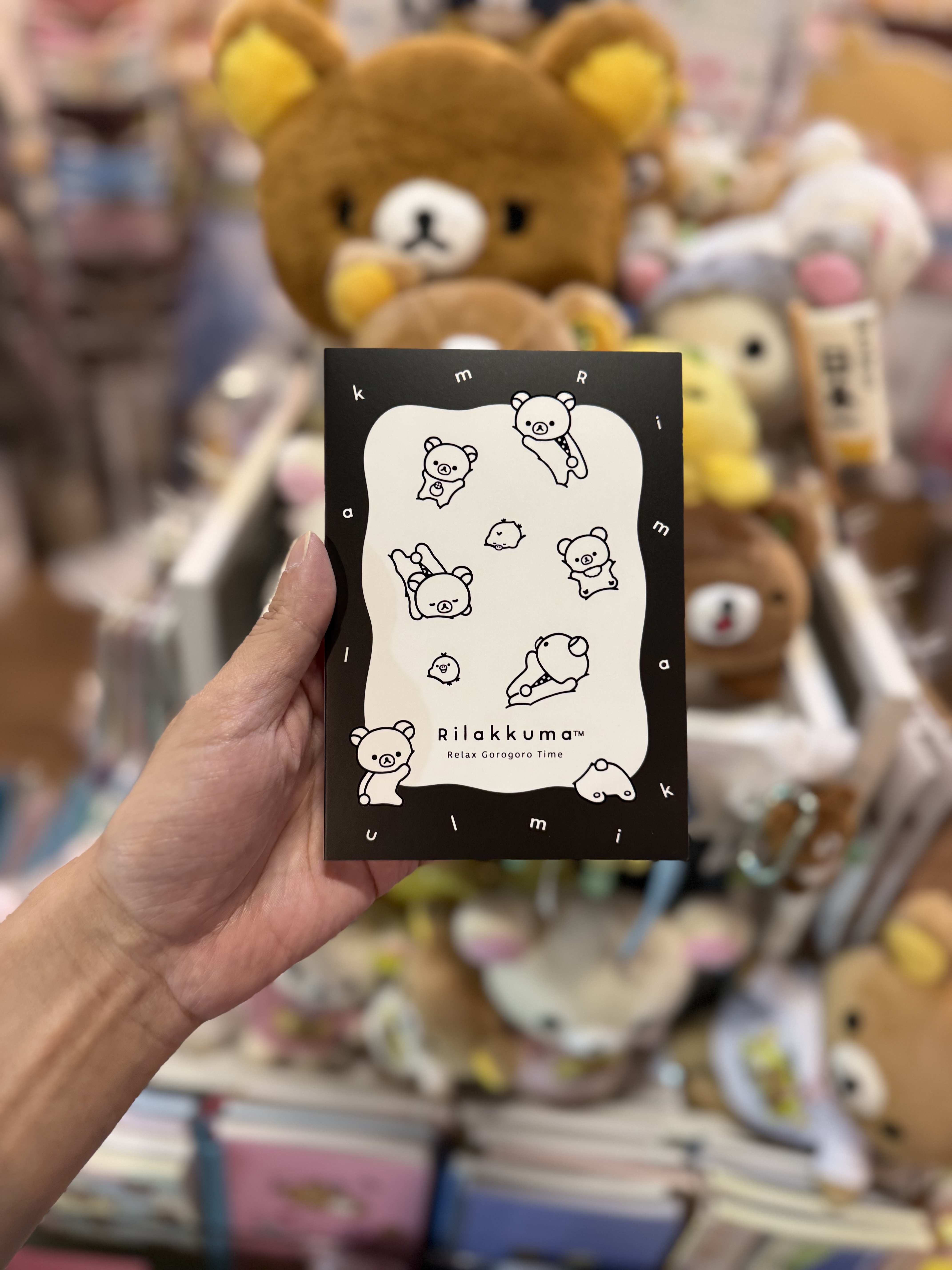 《現貨》全新Rilakkuma黑白造型memo簿