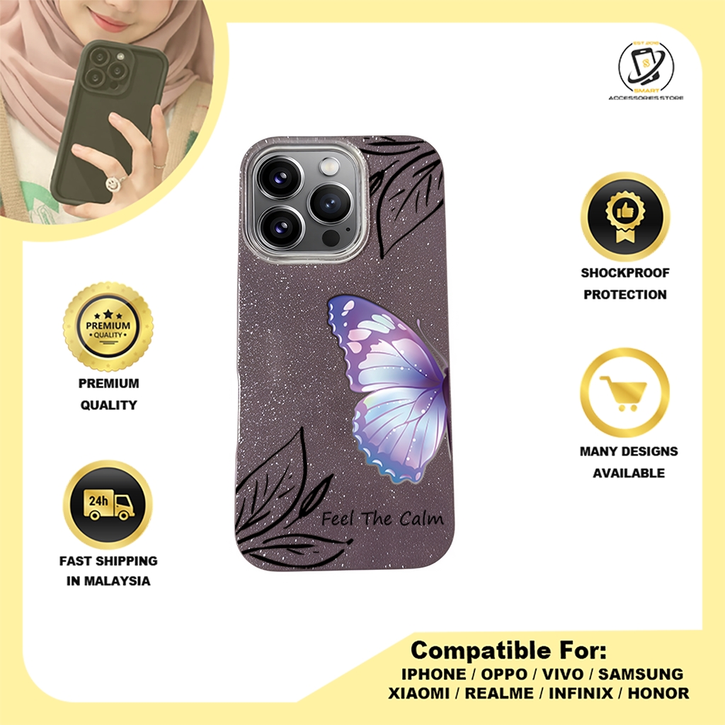 BLING CASE PHONE FOR IPHONE - DESIGN BUTTERFLY H