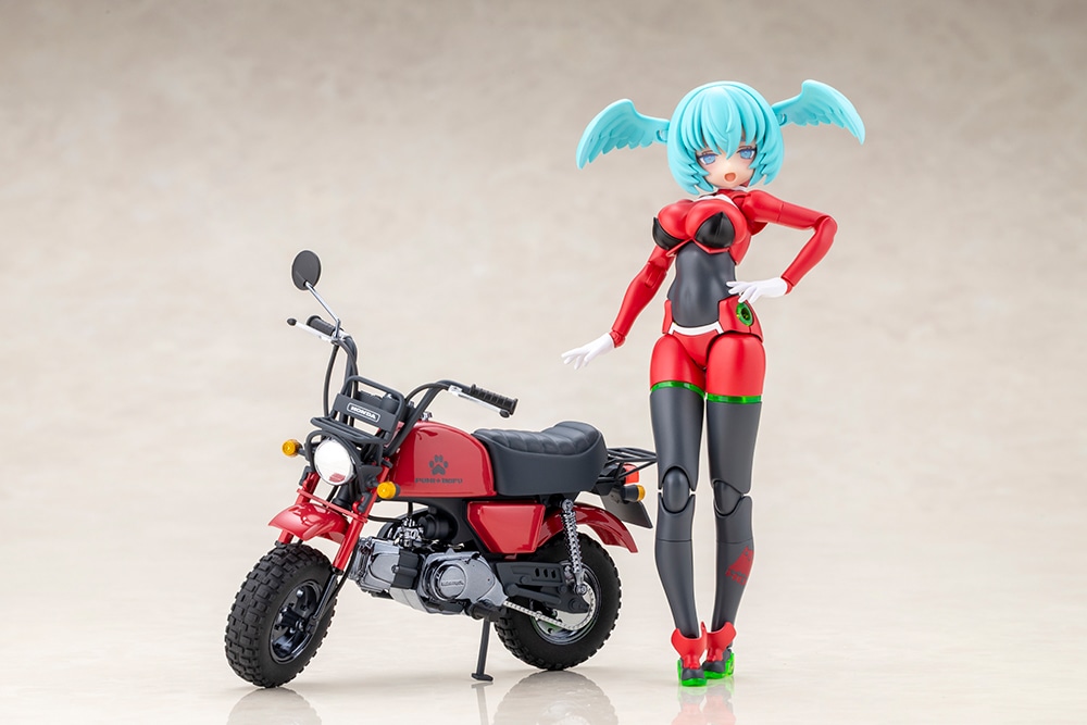 (預訂訂金 $100) (總價 $358) 壽屋 Kotobukiya Megami Device 女神裝置 PUNI MOFU 賽車鴞 RACING XIAO with Honda Z50J Gorilla 模型 (KO08732) (行版) 