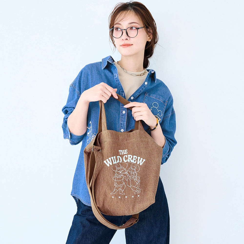 🆕【⭐訂購⭐】🌀 🇯🇵 日本直送🇯🇵 #LEE x #Disney 柔軟牛仔布 2-WAY 斜孭袋/手提包［3款選］🌀[ELBD-0137][260317]