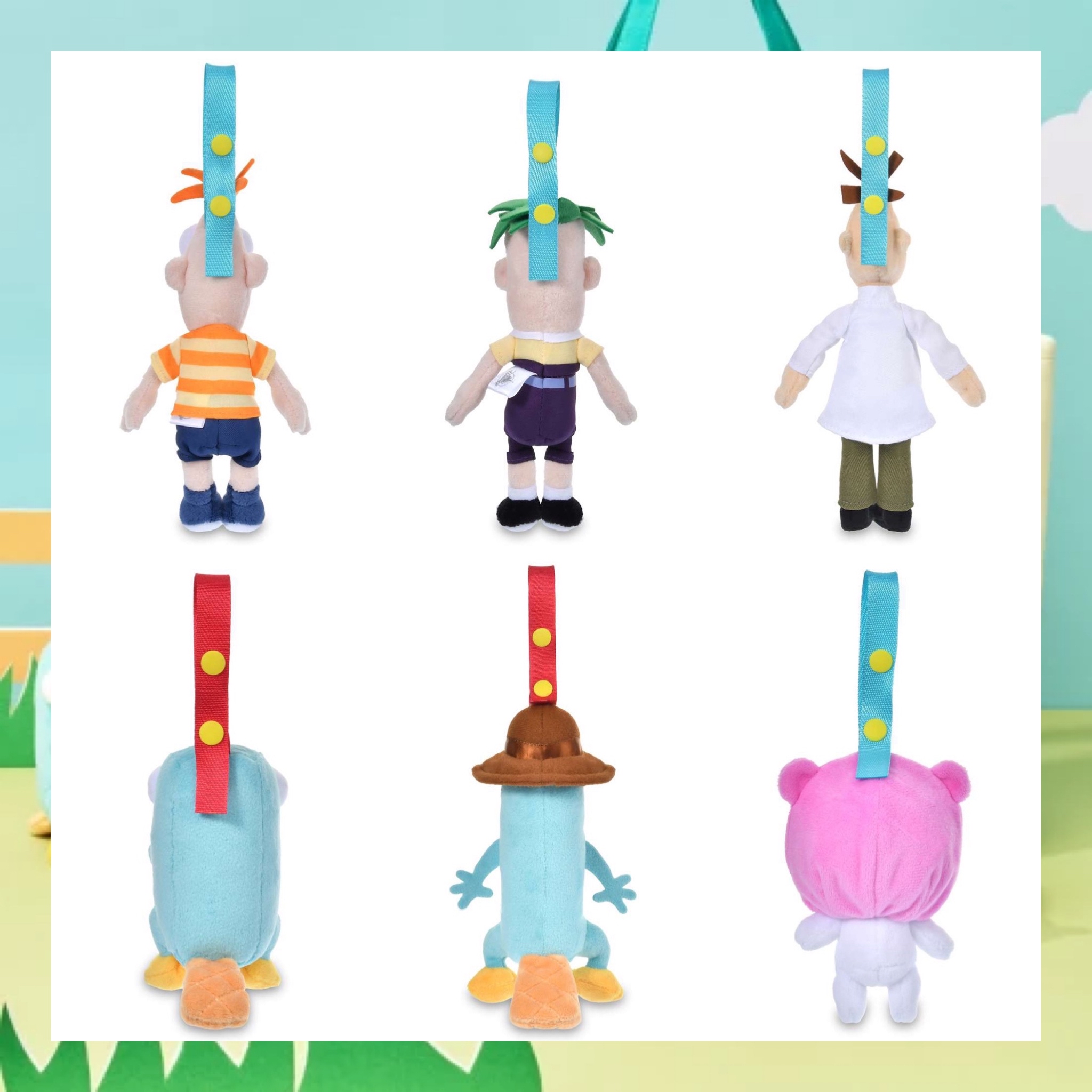 ：日本：PHINEAS & FERB 18/8 日本發賣 公仔吊飾