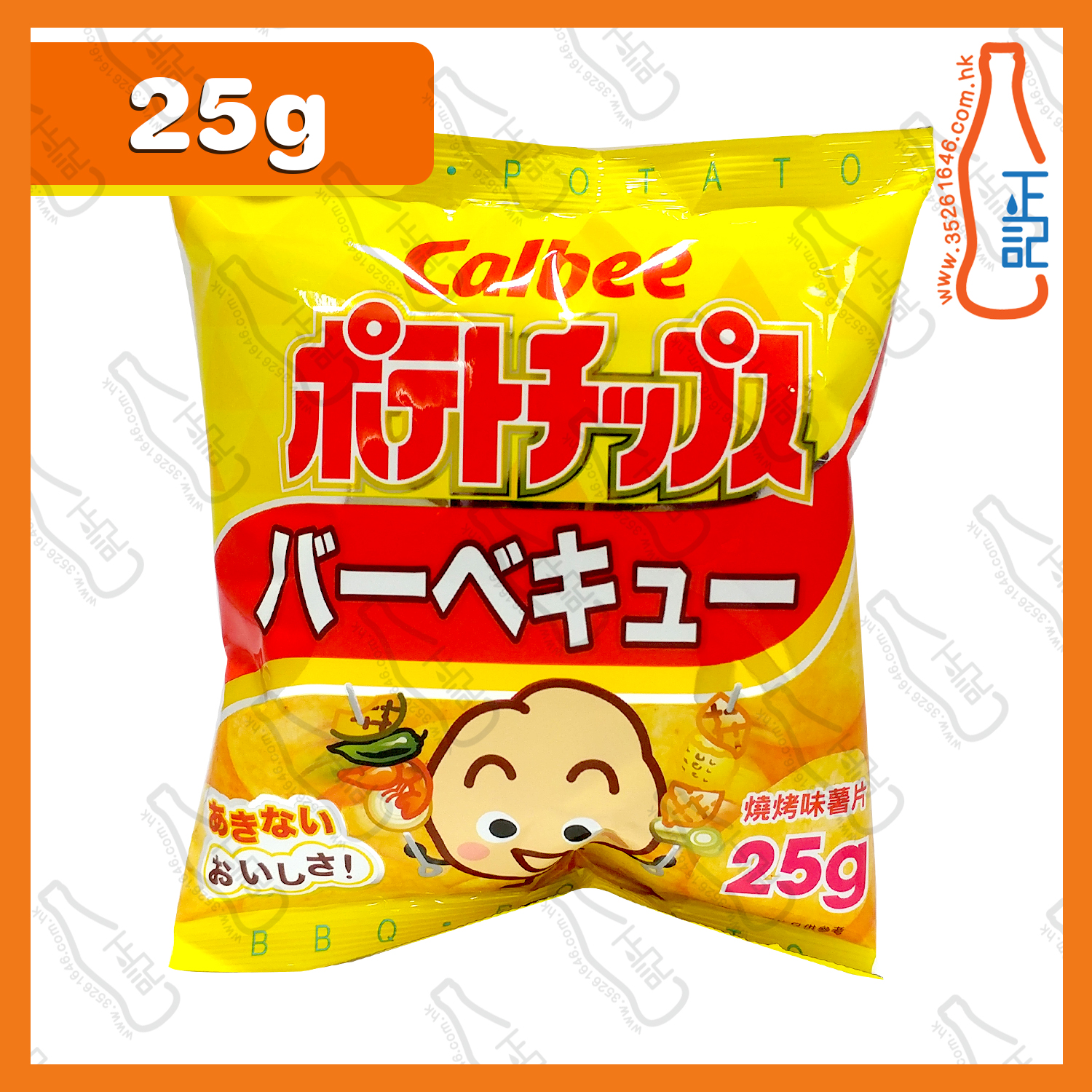 ==(細)卡樂B BBQ味薯片 25g /包