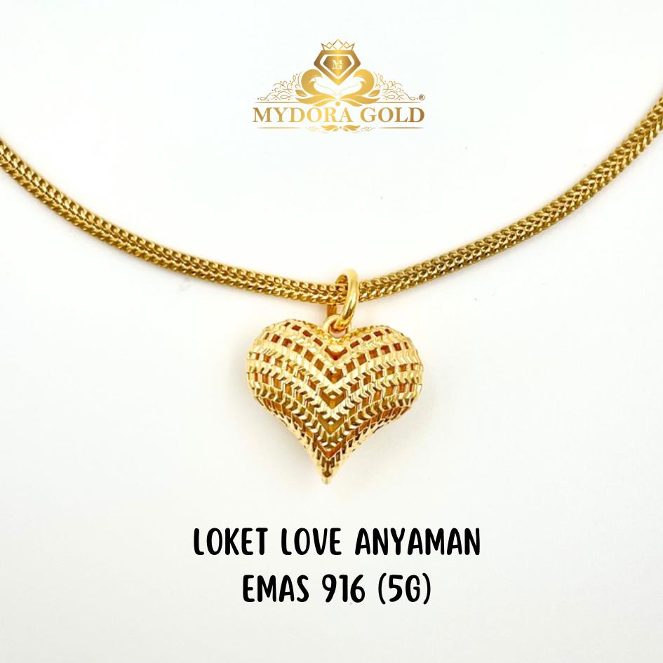 MYDORA Loket Love Anyaman (5G) l EMAS 916/22K