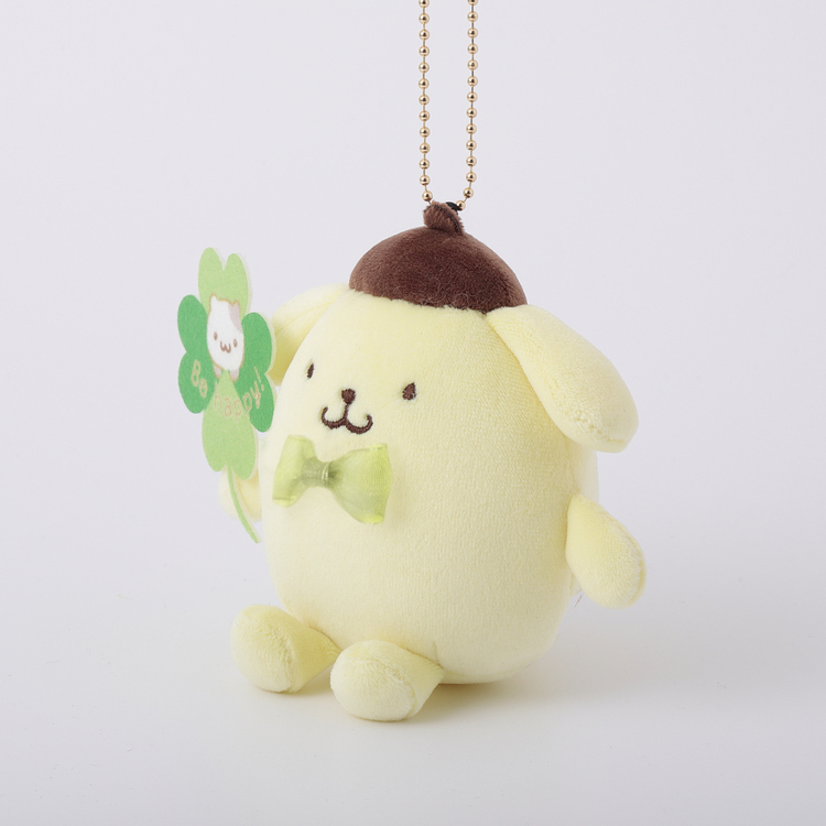🎀【預訂】Pompompurin 溫馨野餐系列公仔掛飾 - 四葉草