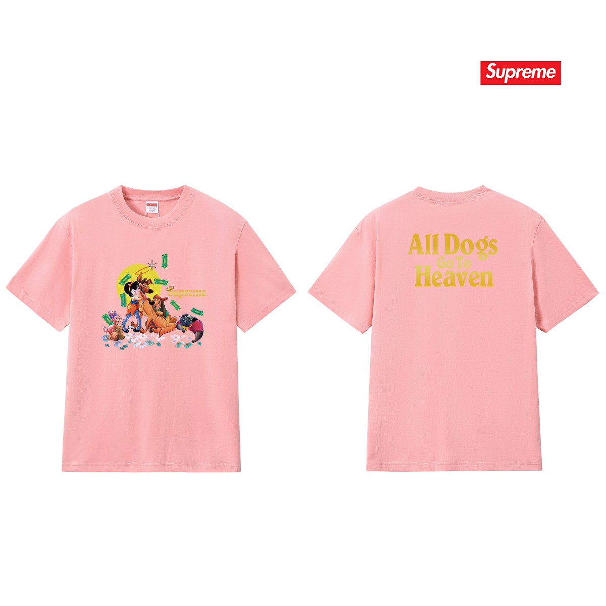 Supreme All Dogs Go To Heaven Tee