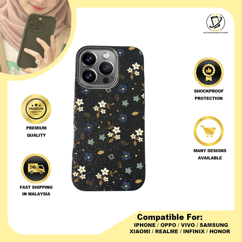 BLING CASE PHONE FOR IPHONE - DESIGN FLOWER A