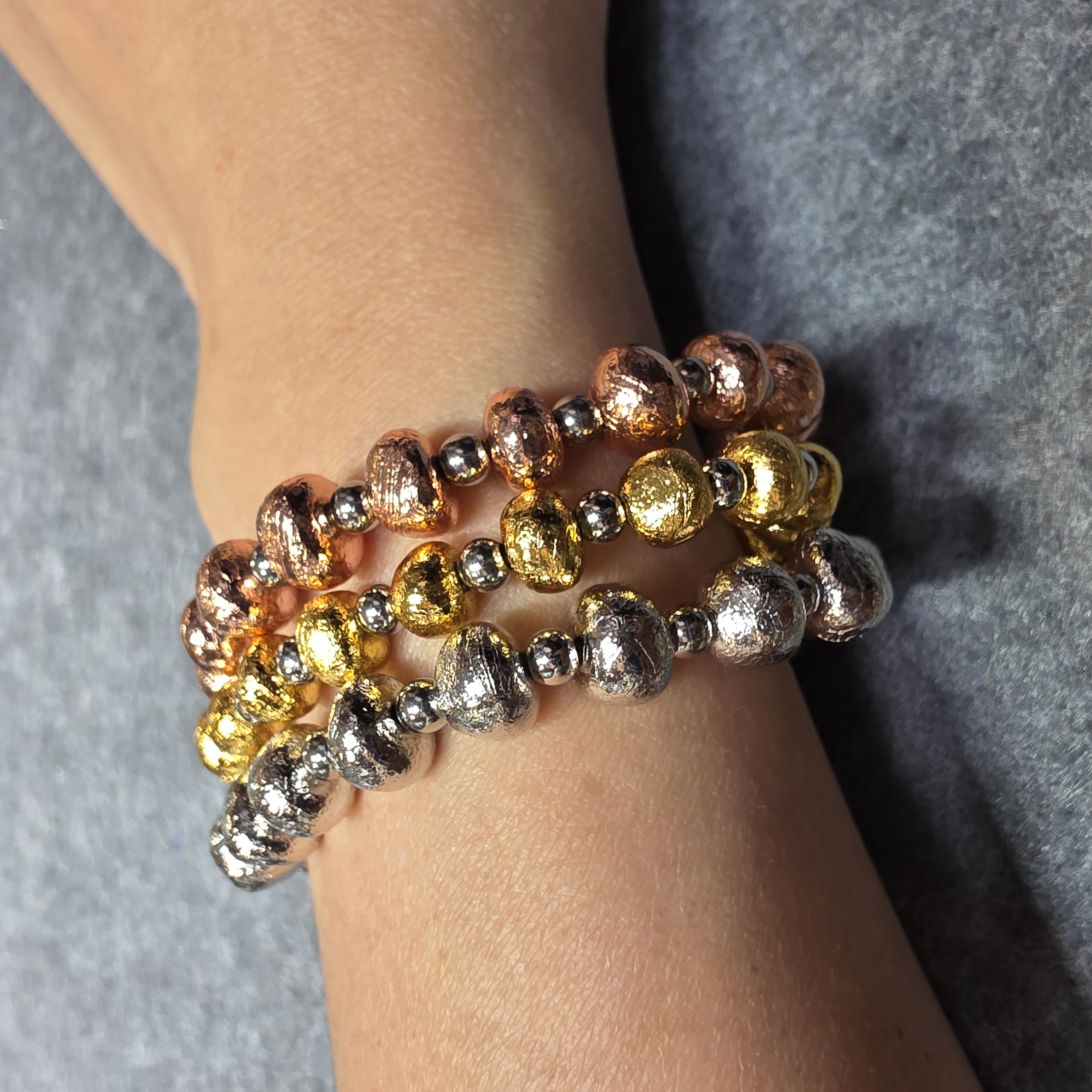 天鐵隕石不定形手串(Muonionalusta Meteorite)