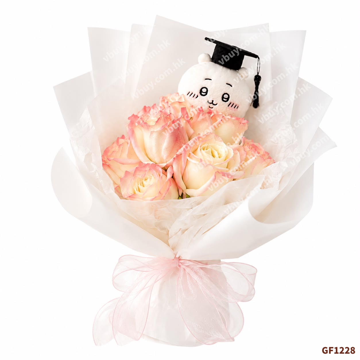 Chiikawa Usagi 畢業鮮花花束 正版日版 Chiikawa 兔兔 畢業花束 Graduation Bouquet 香港 Vbuy